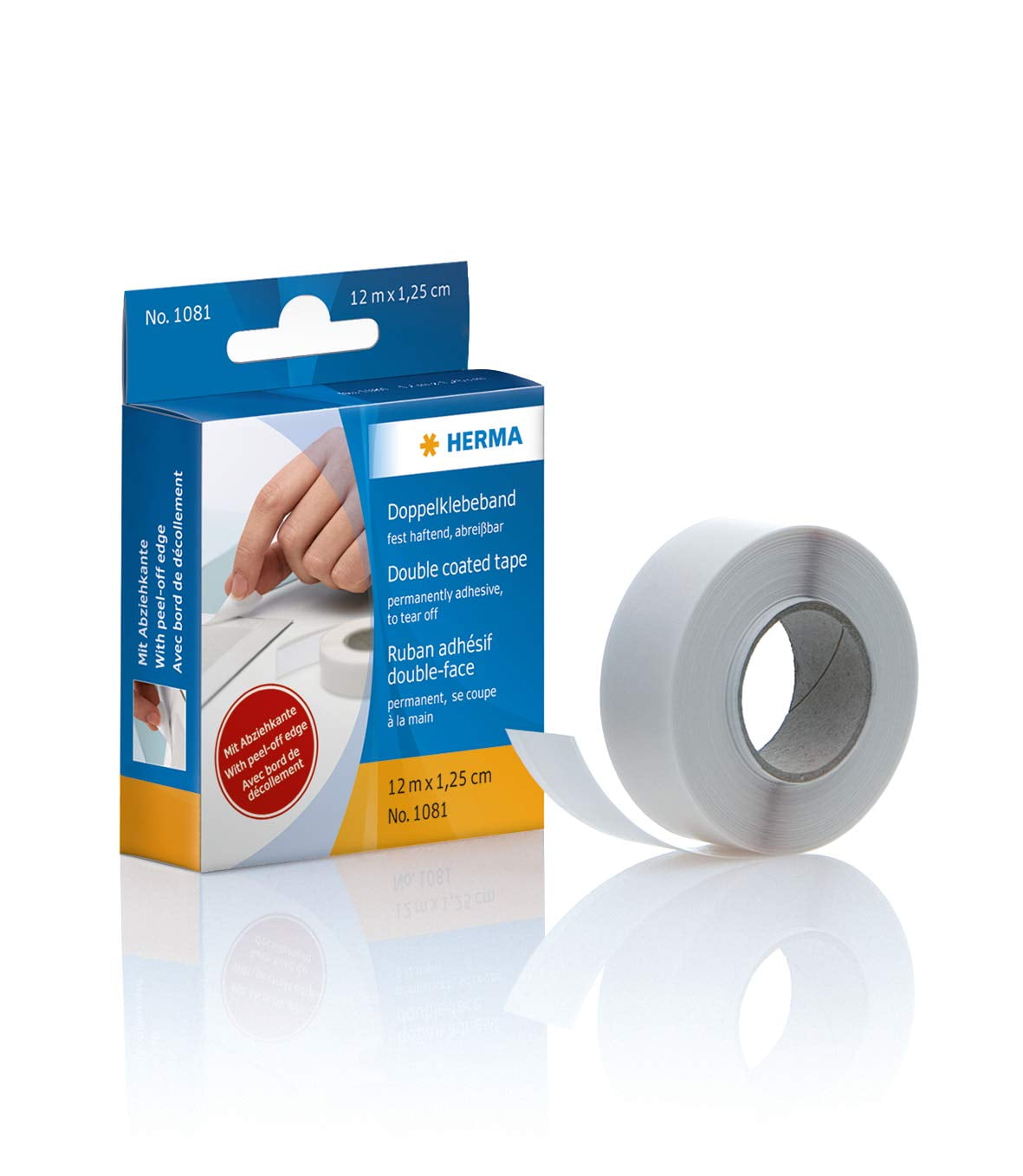 Herma Double Sided Adhesive Tape for Scrapbooking and Crafts (Permanent, 39.37 ft) 0otvr