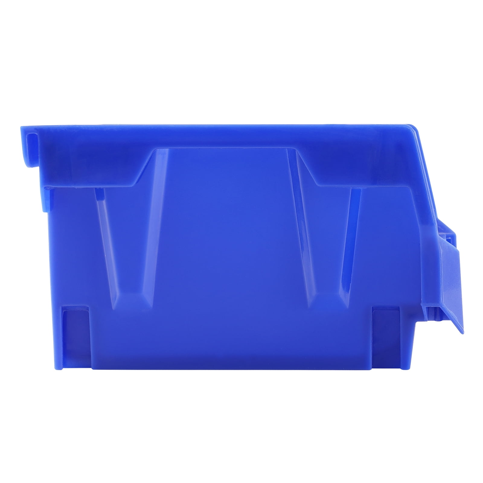 KFFKFF Stackable Storage Organizer Bins, Durable Plastic Hanging Bins for Closet and Kitchen (Blue, 24-Pack, 5.4 in x 4.1 in x 3.1 in) vqn1l