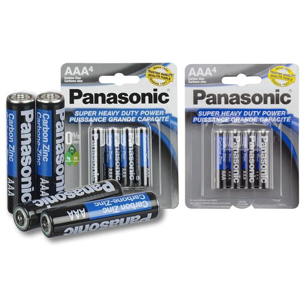 Panasonic AAA Super Heavy Duty Carbon Zinc Batteries (8 Pack, 1.5V) ng67x