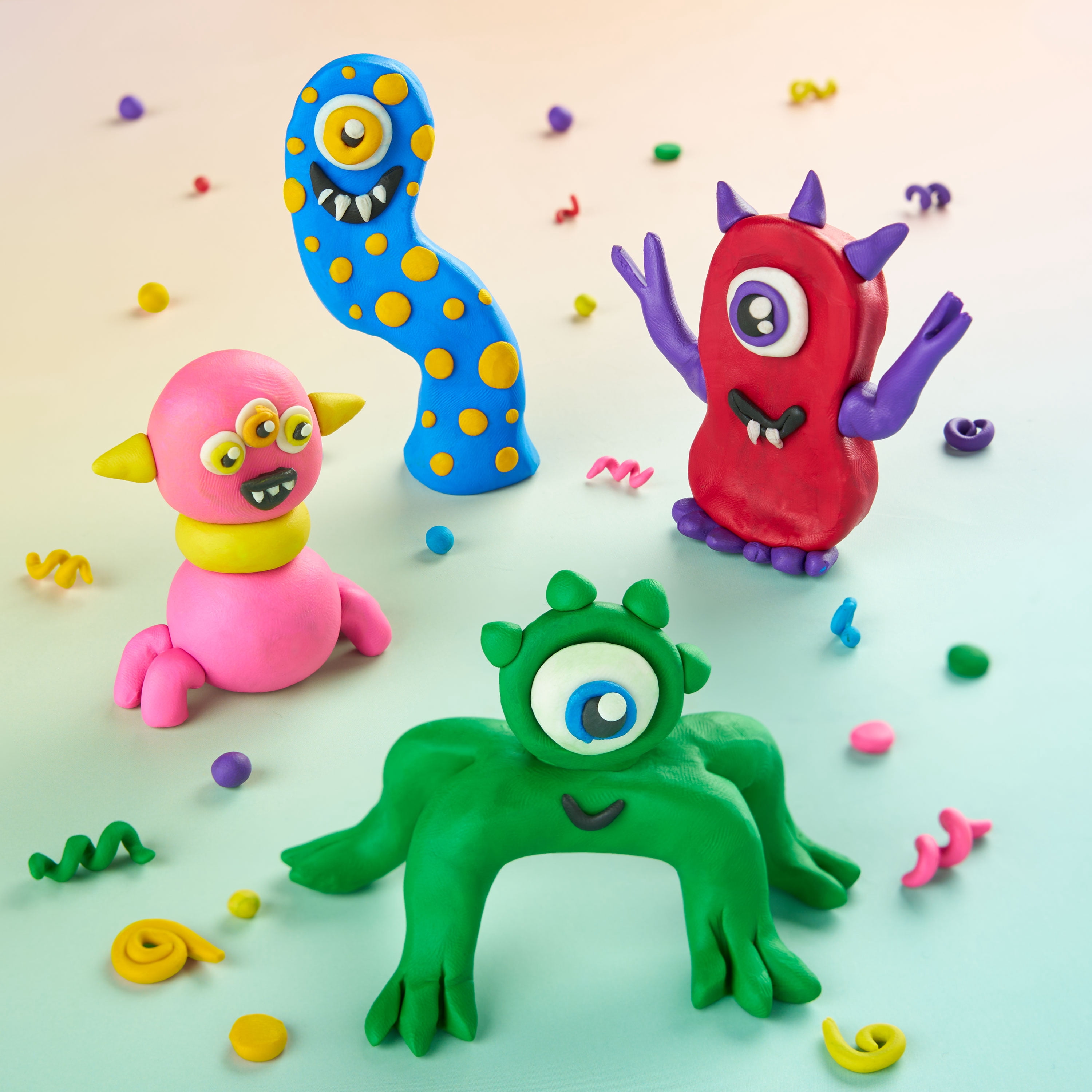 Hello Hobby EZ Shape Non-Drying Modeling Clay Craft Set (Multi-Color, 2 lb) 3o0l6