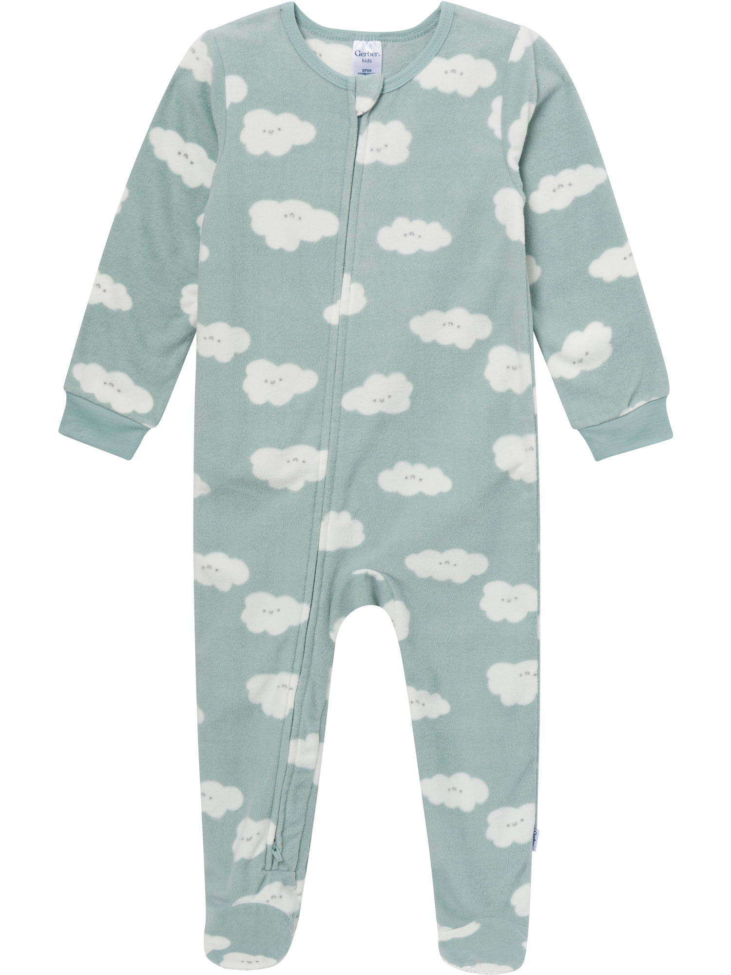 Gerber Baby and Toddler Microfleece Blanket Sleeper Pajamas (Neutral, 2-Pack, 0-3 Months to 5T) uvqk2