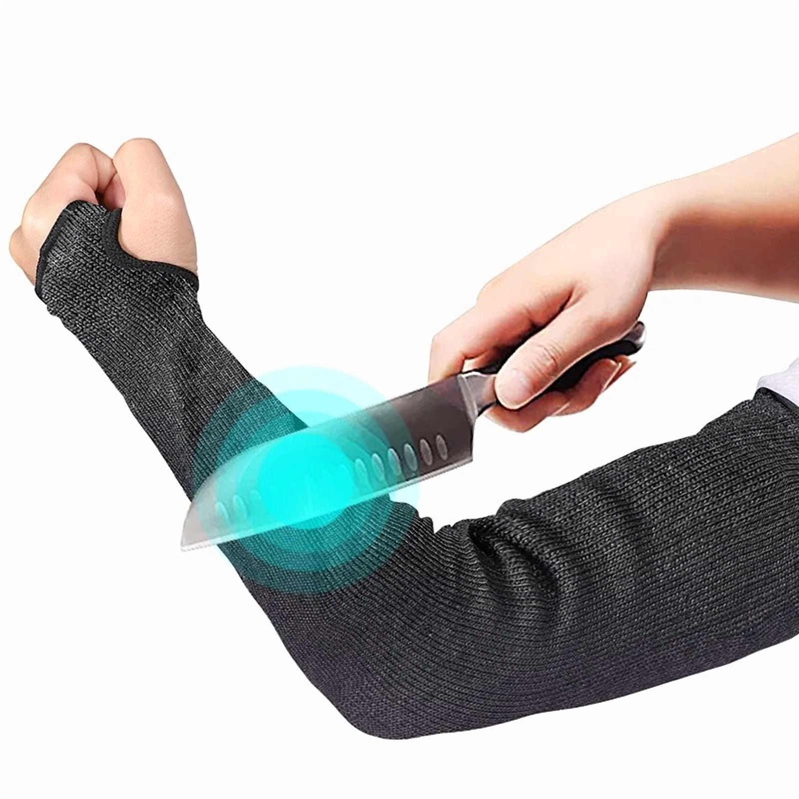 Purely Elizabeth Cut Resistant Arm Sleeves for Gardening and Industrial Work (Grey, 1 Pair) jsrn2