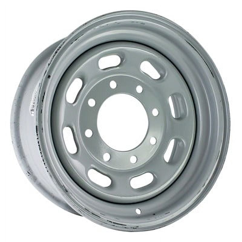 Kai 16x7 Reconditioned OEM Steel Wheel for 1999-2004 Ford Superduty Pickup (Silver, 16x7 in) c8oj2