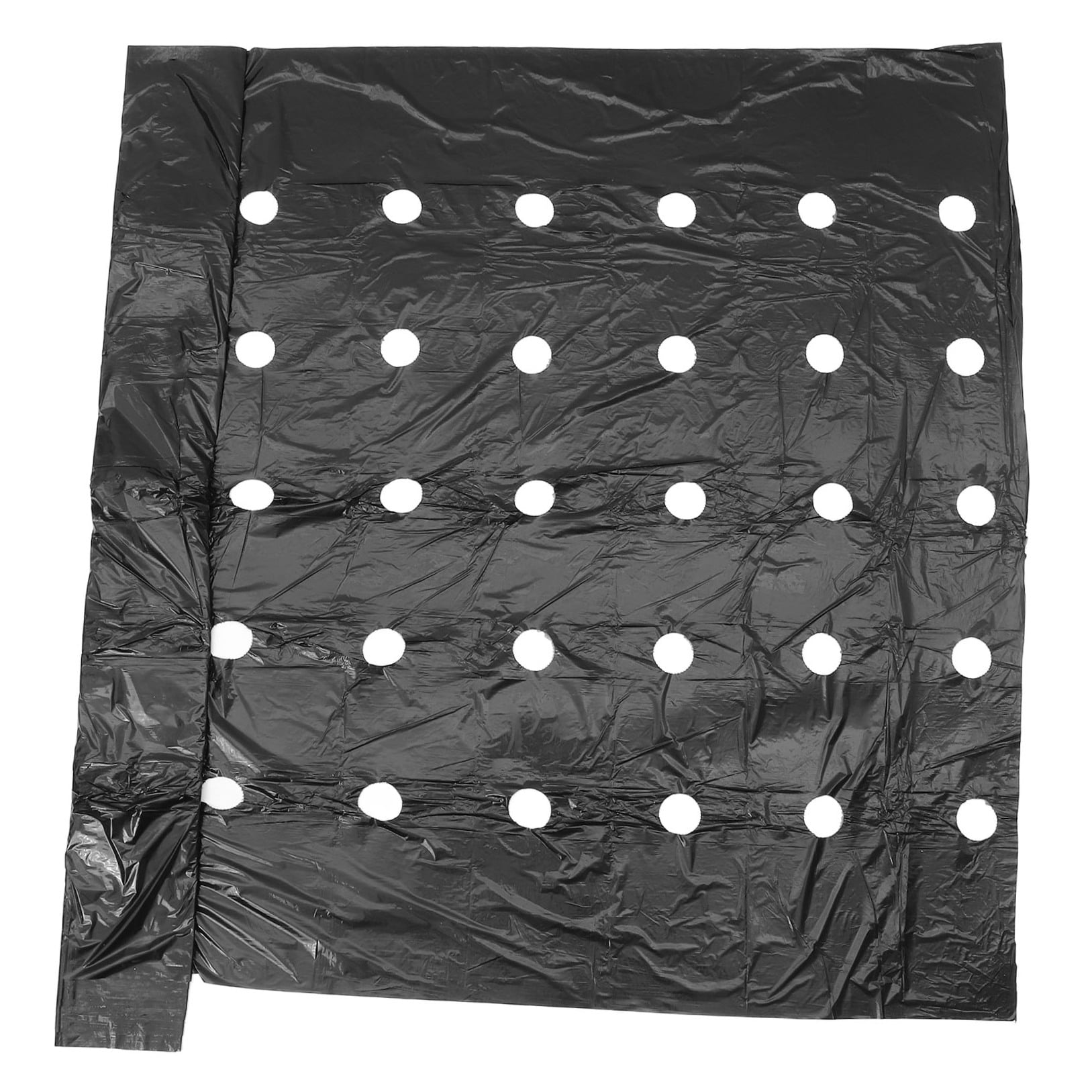 Milisten Perforated Agricultural Mulching Film for Garden Crops (Black, 1 Pack) pbu5z