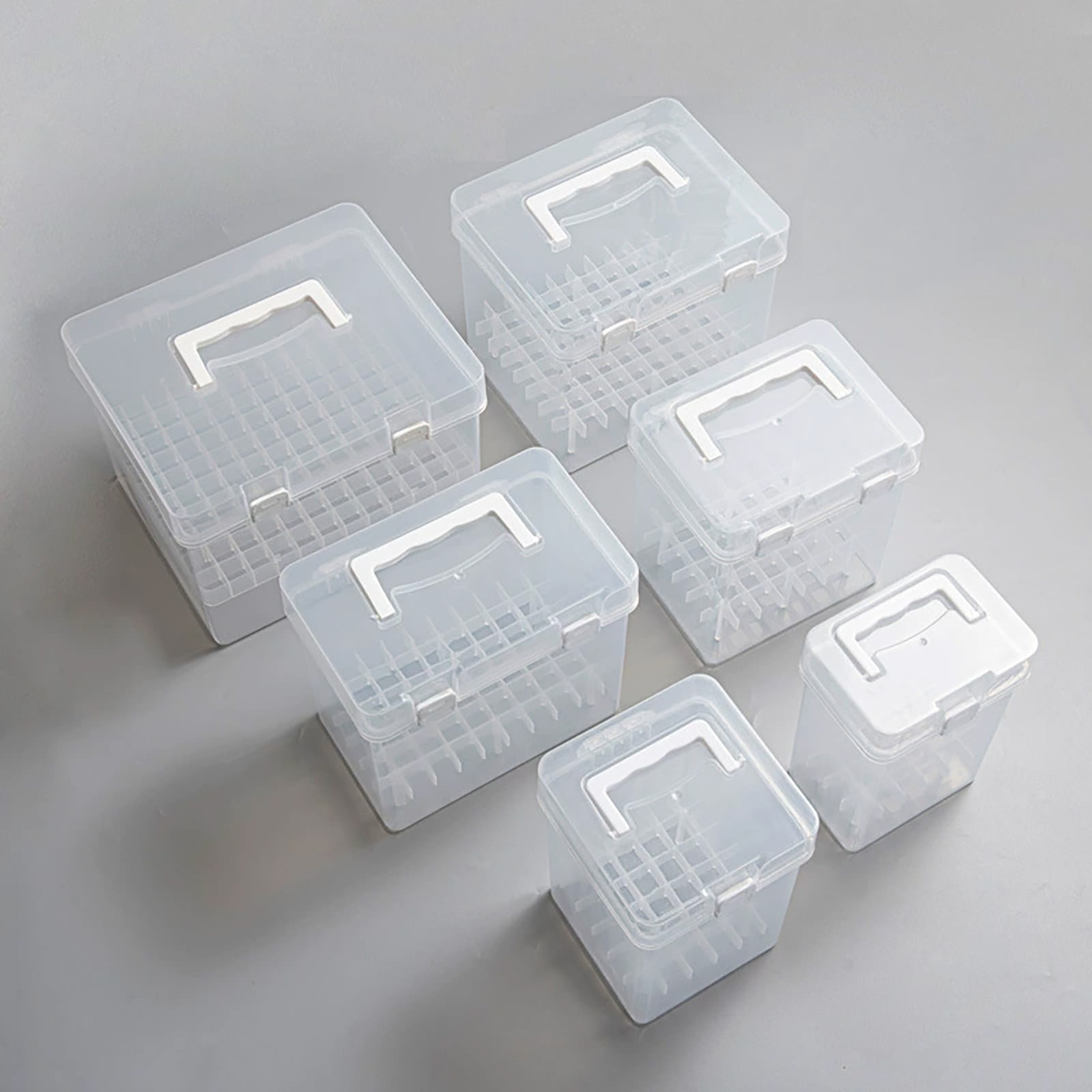 Awwp Art Supply Organizer Case, Large Clear Marker Storage Box with Removable Dividers (Clear, 120 Slot Capacity) uke1g
