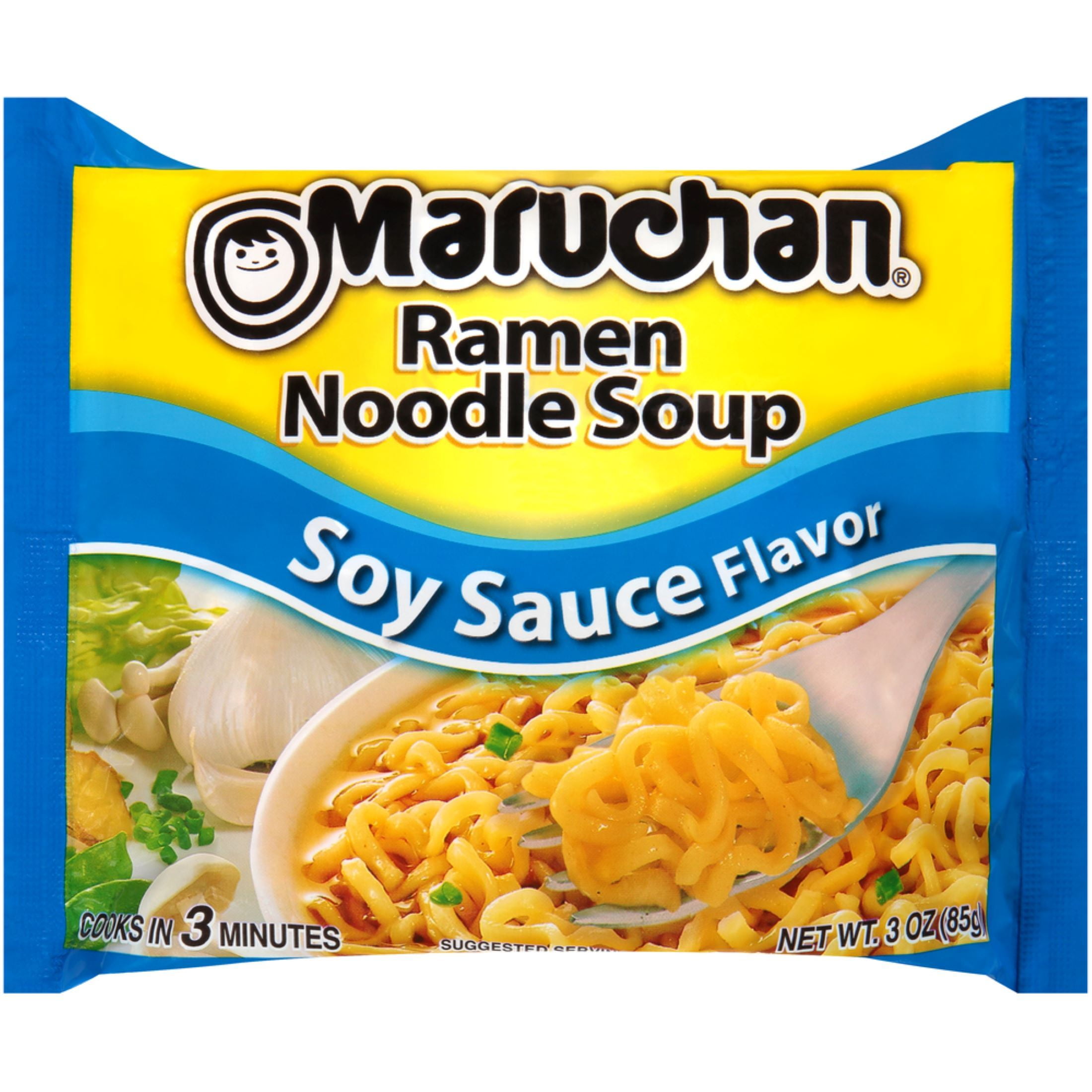 Maruchan Ramen Noodle Soup, Soy Sauce Flavor Instant Noodles (3 oz) yno6o