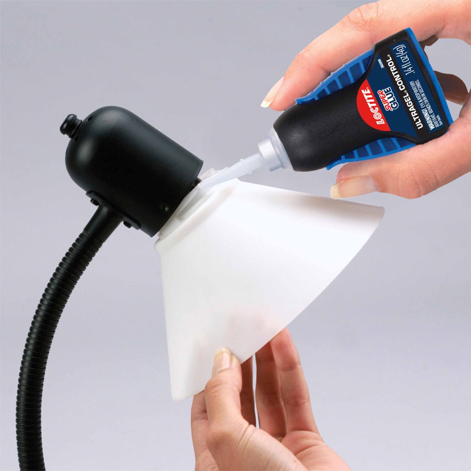Loctite Super Glue Ultra Gel Control, Rubber Toughened Adhesive for Precision Repairs (Clear, 0.14 fl oz) igy19