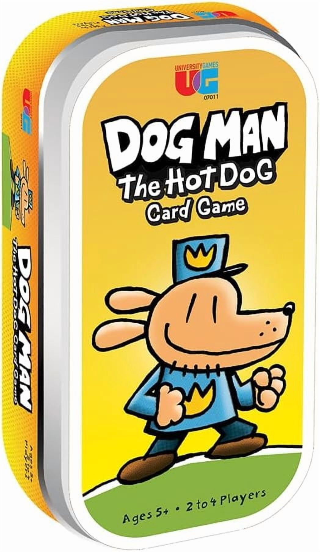 University Games Dog Man Hot Dog Card Game Fast-Paced Family Strategy (1 Tin) dsd0c