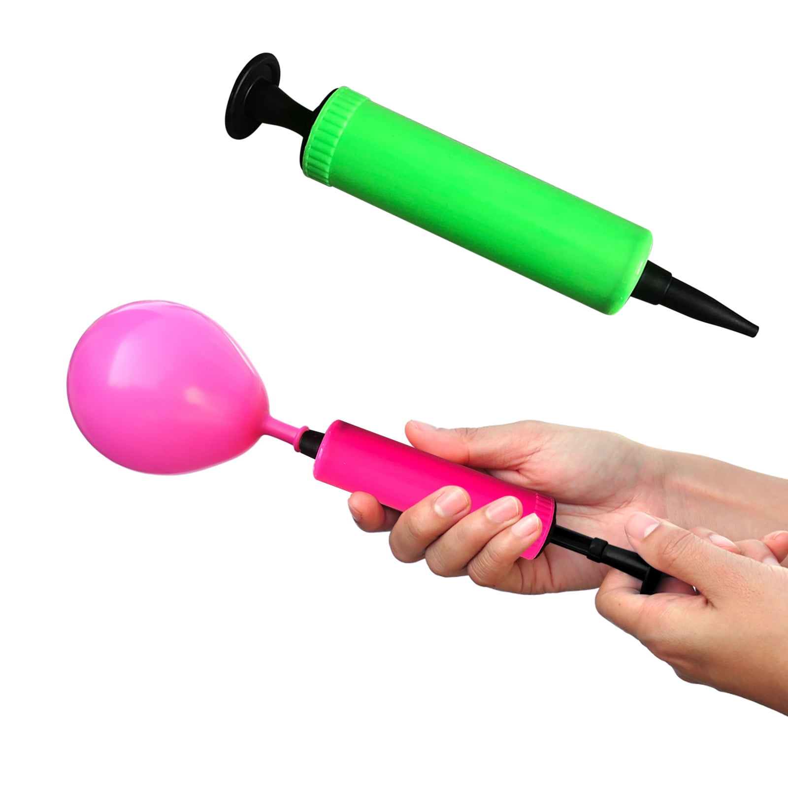 Mrasaso Manual Balloon Air Pump Hand-Push Inflator for Party Decorations (Blue, 11 in) k2d3u