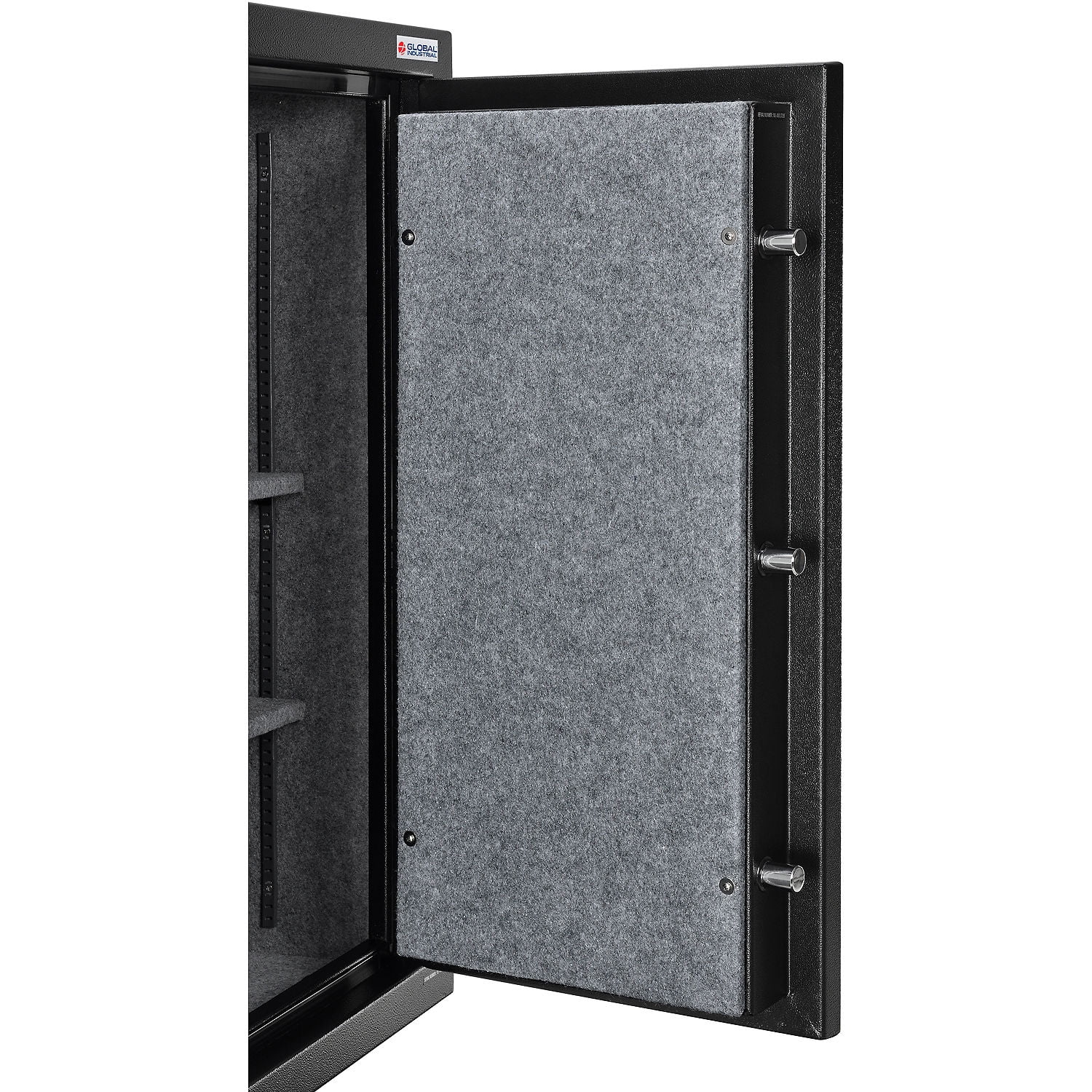 Global Industrial Burglary & Fire Safe Cabinet with Digital Lock (Grey, 22 in x 22 in x 40 in) w00md - Image 6