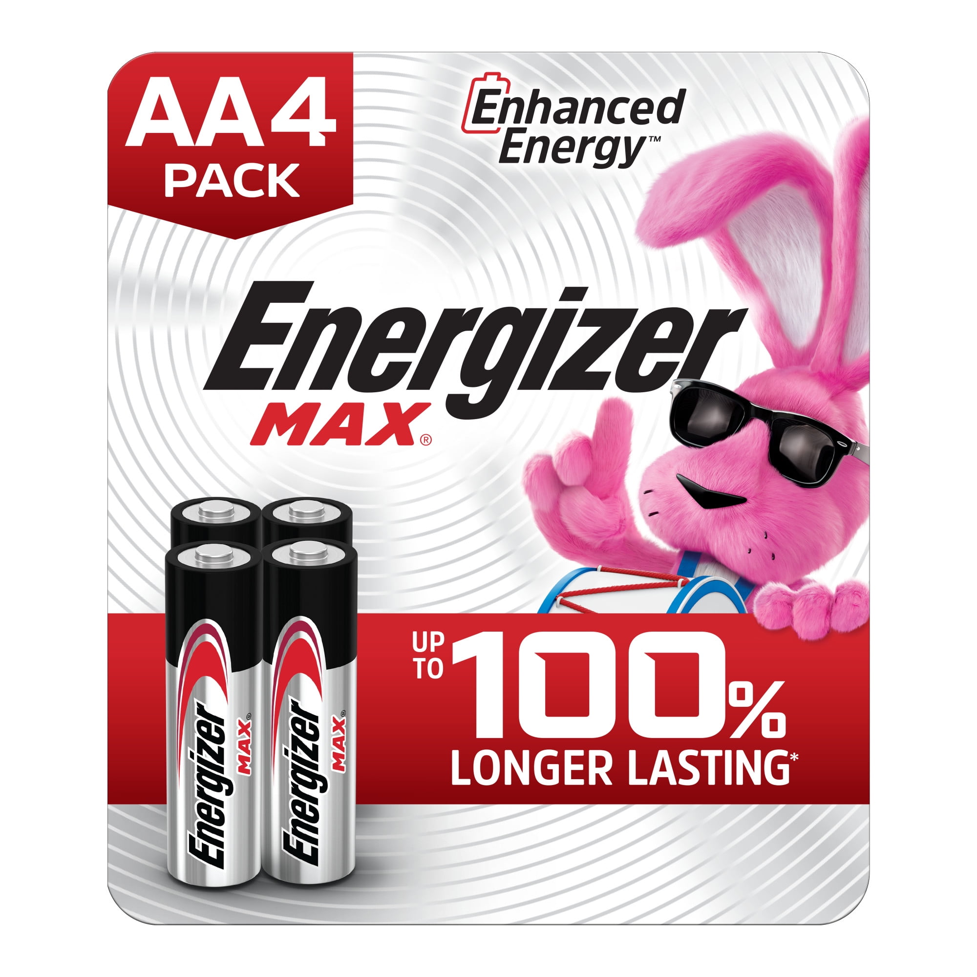 Energizer MAX AA Alkaline Batteries (Long-Lasting Power, 4 Pack) zdnps