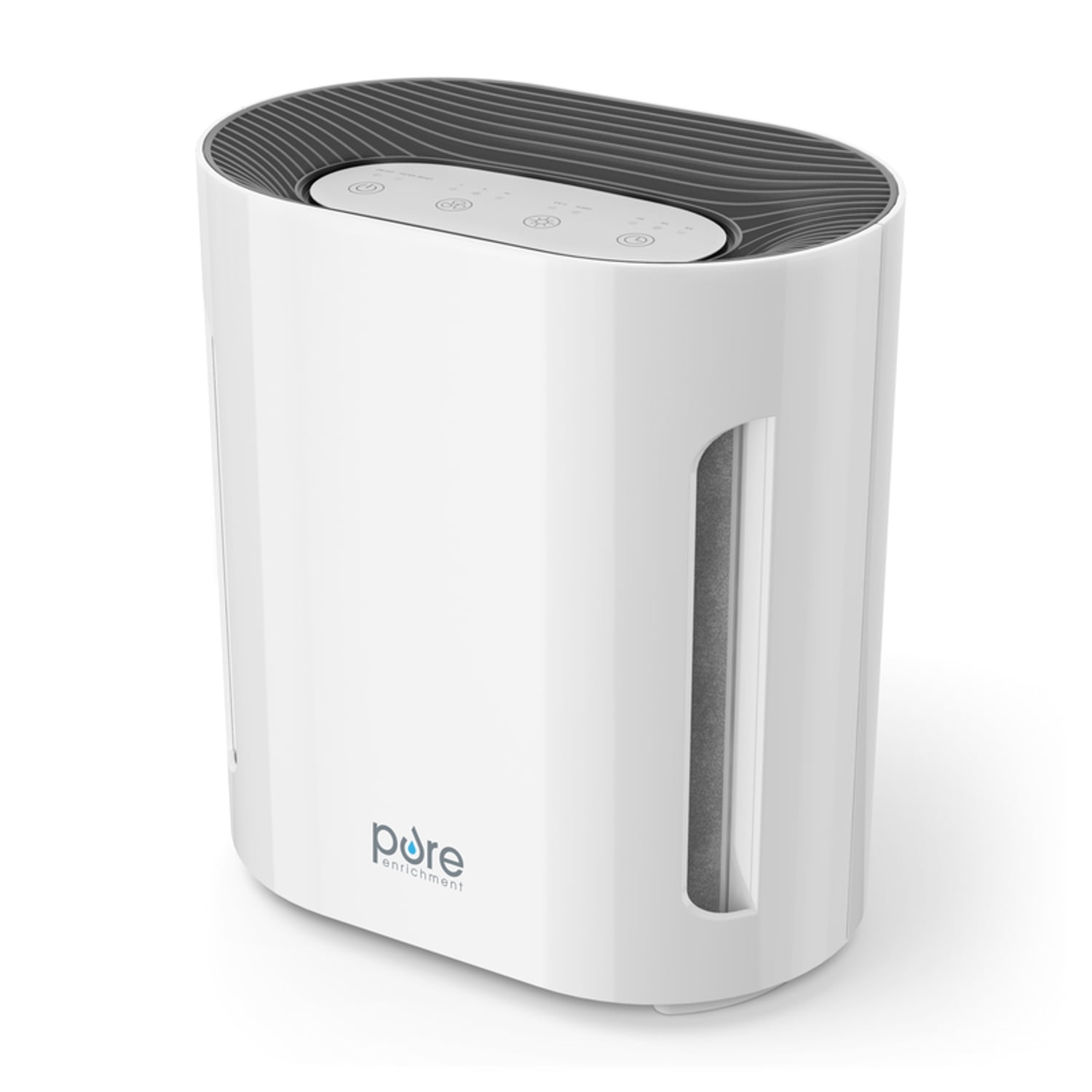 Pure Enrichment HEPA Air Purifier with UV-C Light Sanitizer (White, 200 sq ft) cyudw