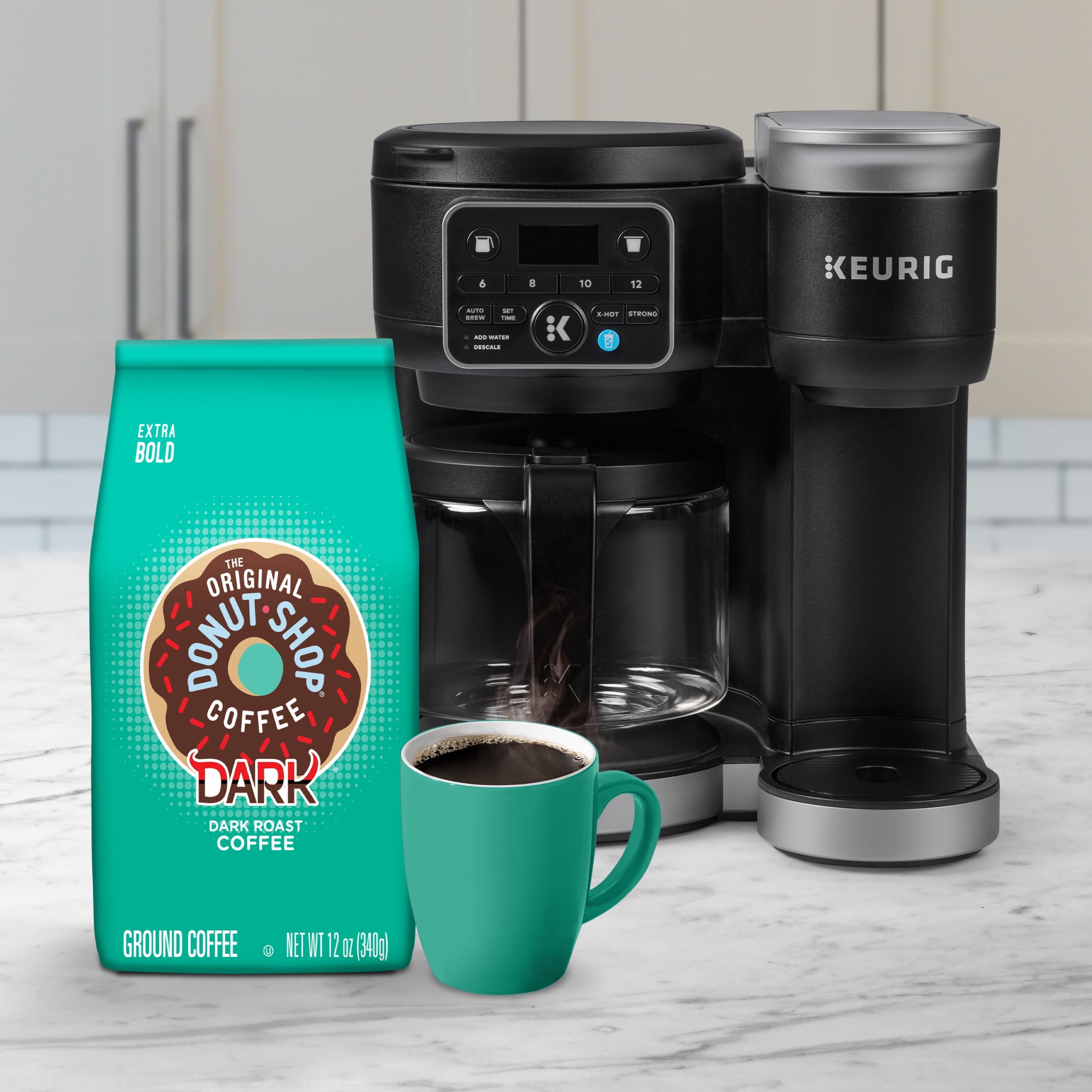 The Original Donut Shop Dark Roast Ground Coffee (12 oz) yftfu