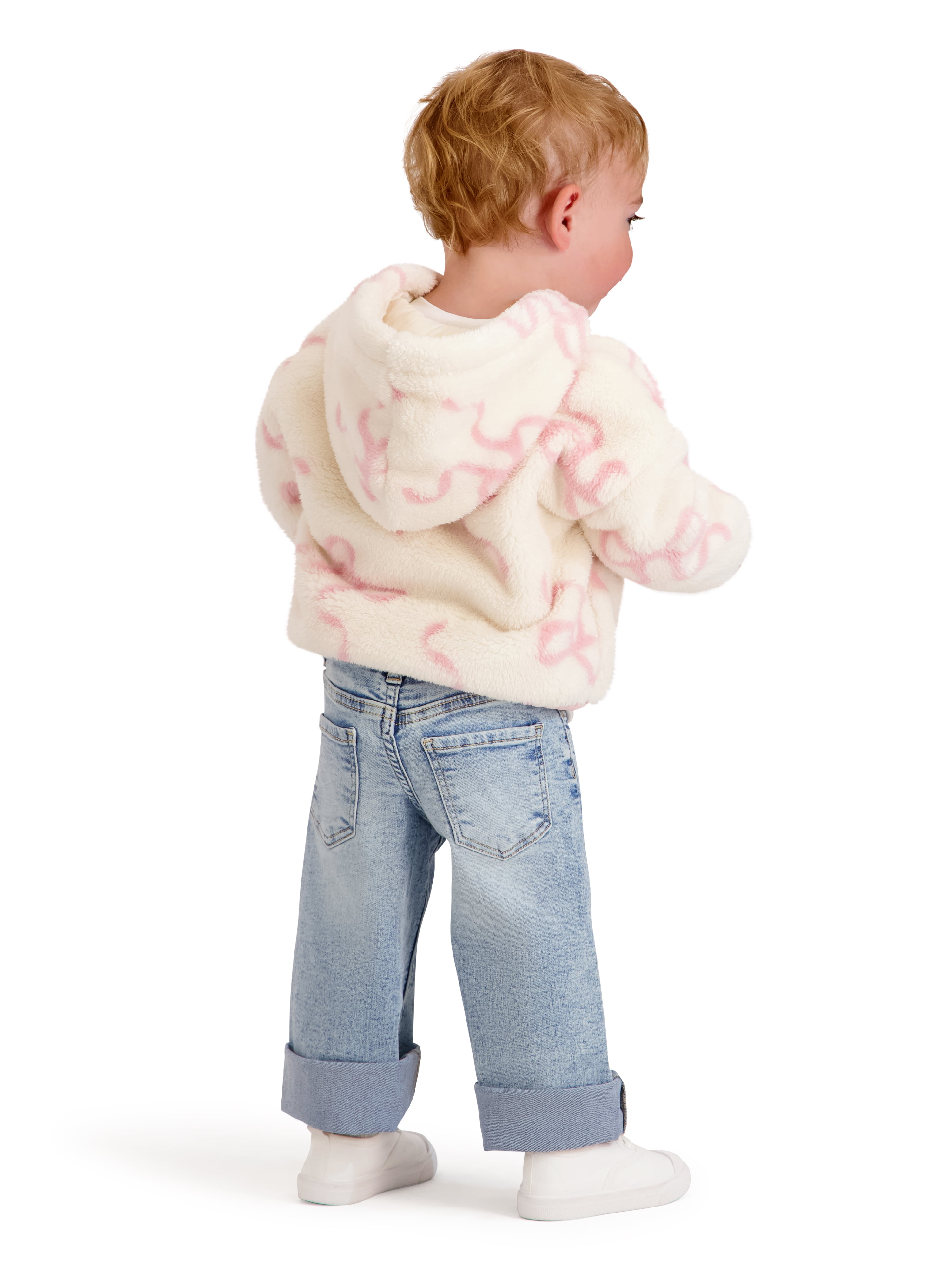 The Aristocats Marie Toddler Girls Sherpa Jacket (White, 5T) 907xn