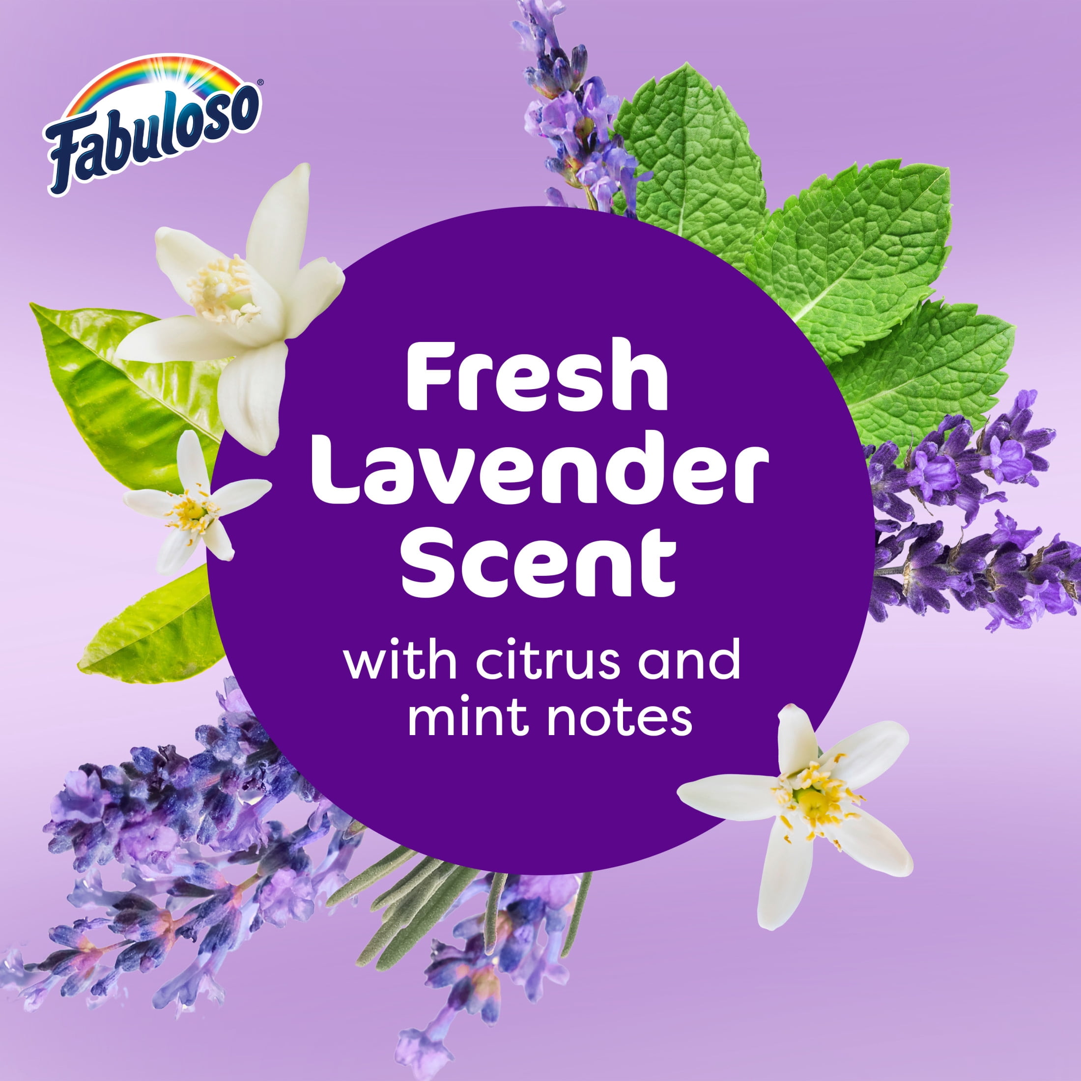 Fabuloso 2X Multi-Purpose Cleaner, Lavender Scented Floor and Surface Cleaner (128 fl oz) h0ye5
