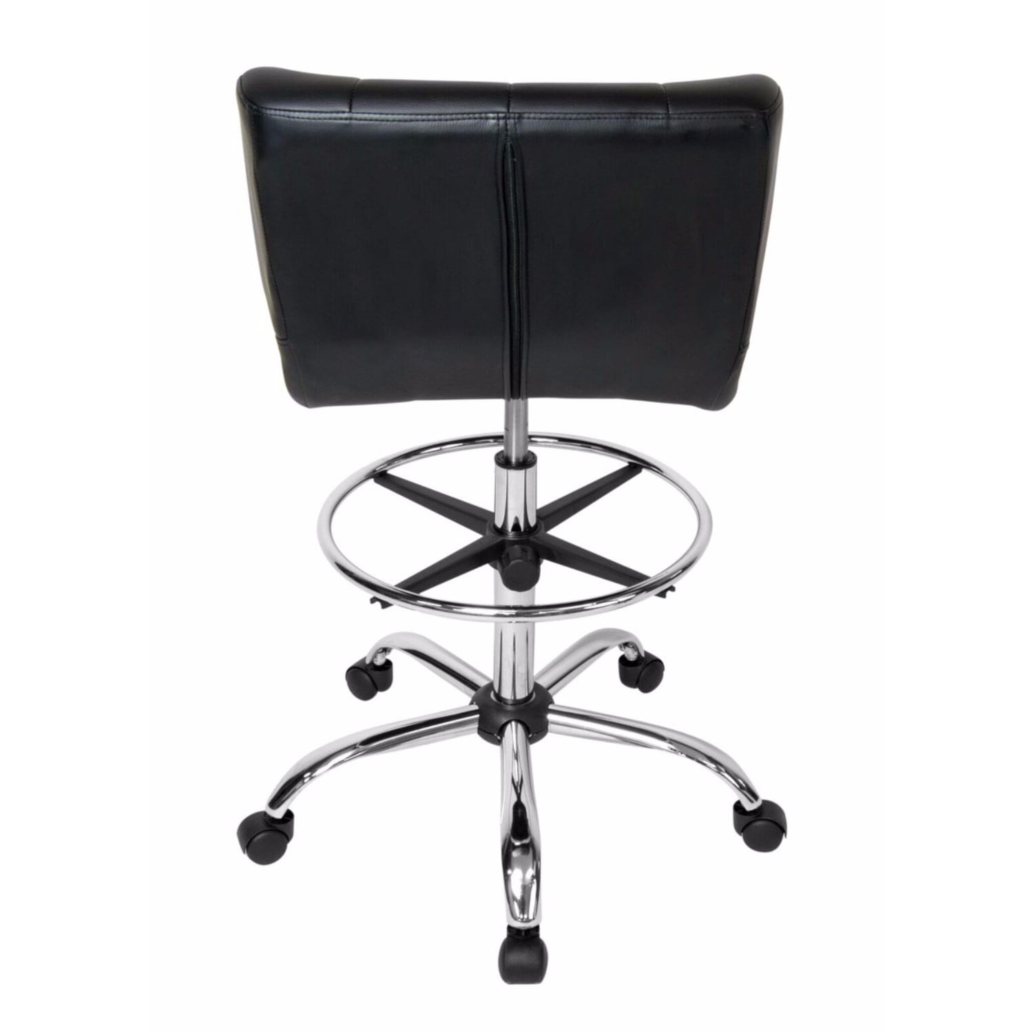 Studio Designs Height Adjustable Swivel Drafting Chair with Footring (Black, 24.5 in W x 24.5 in D x 41 in H) rbug7