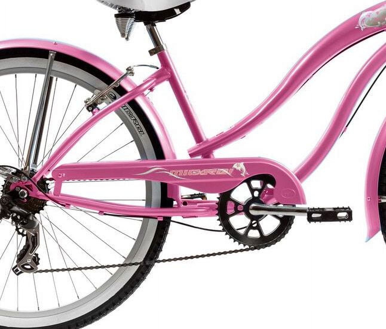 Wonder Wheels 26 in. Beach Cruiser Bicycle (7 Speed, Pink Rims) l51w2