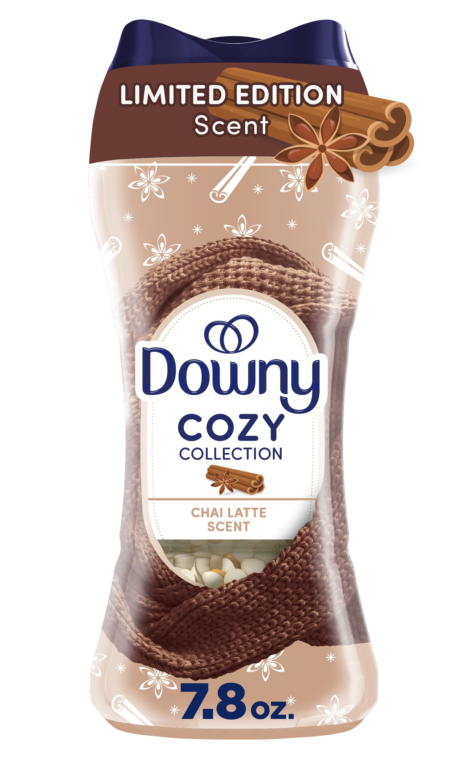 Downy Cozy Collection In-Wash Laundry Scent Booster Beads, Chai Latte Scent (7.8 oz) wolha
