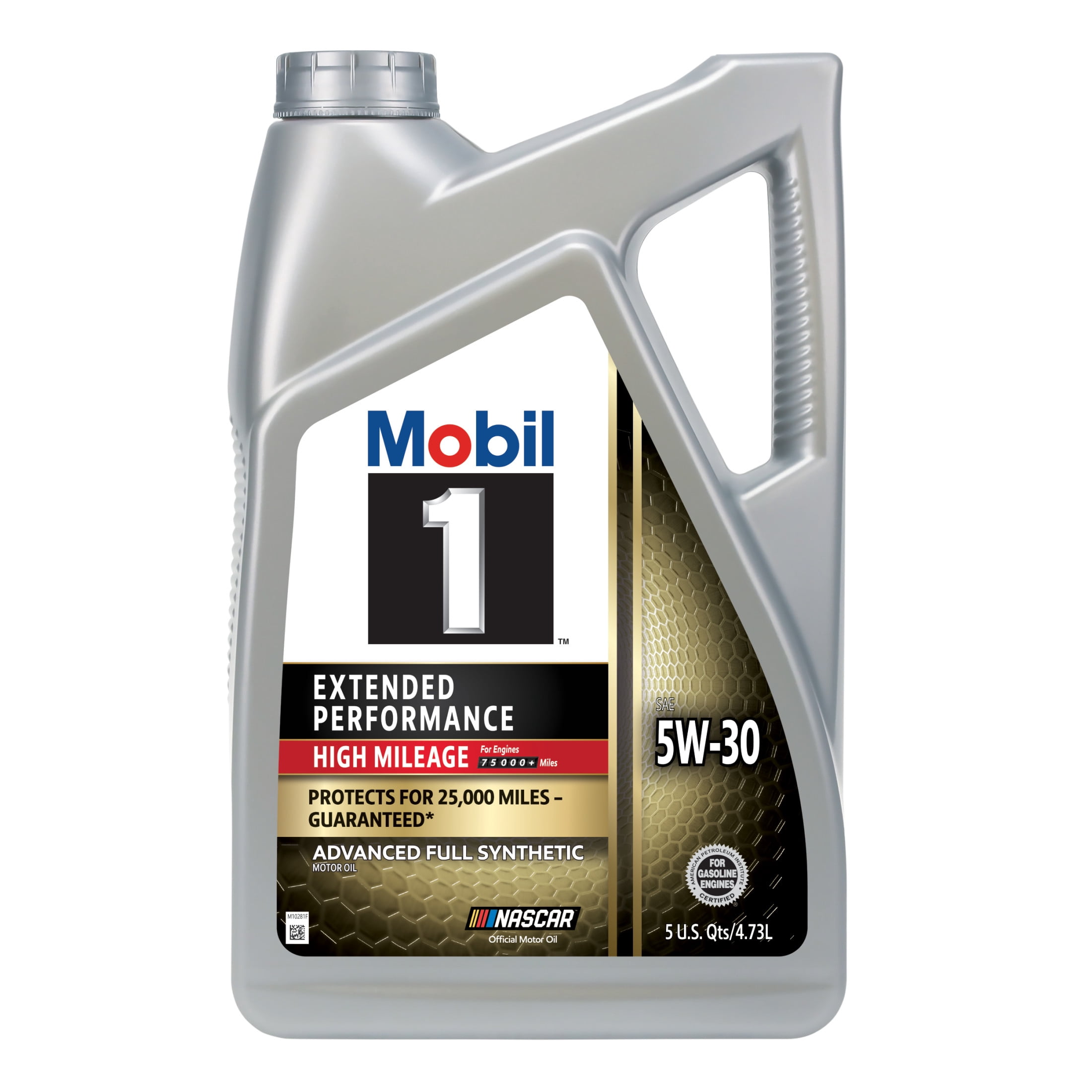Mobil 1 Extended Performance High Mileage Full Synthetic Motor Oil 5W-30 (5 qt) wnhp2