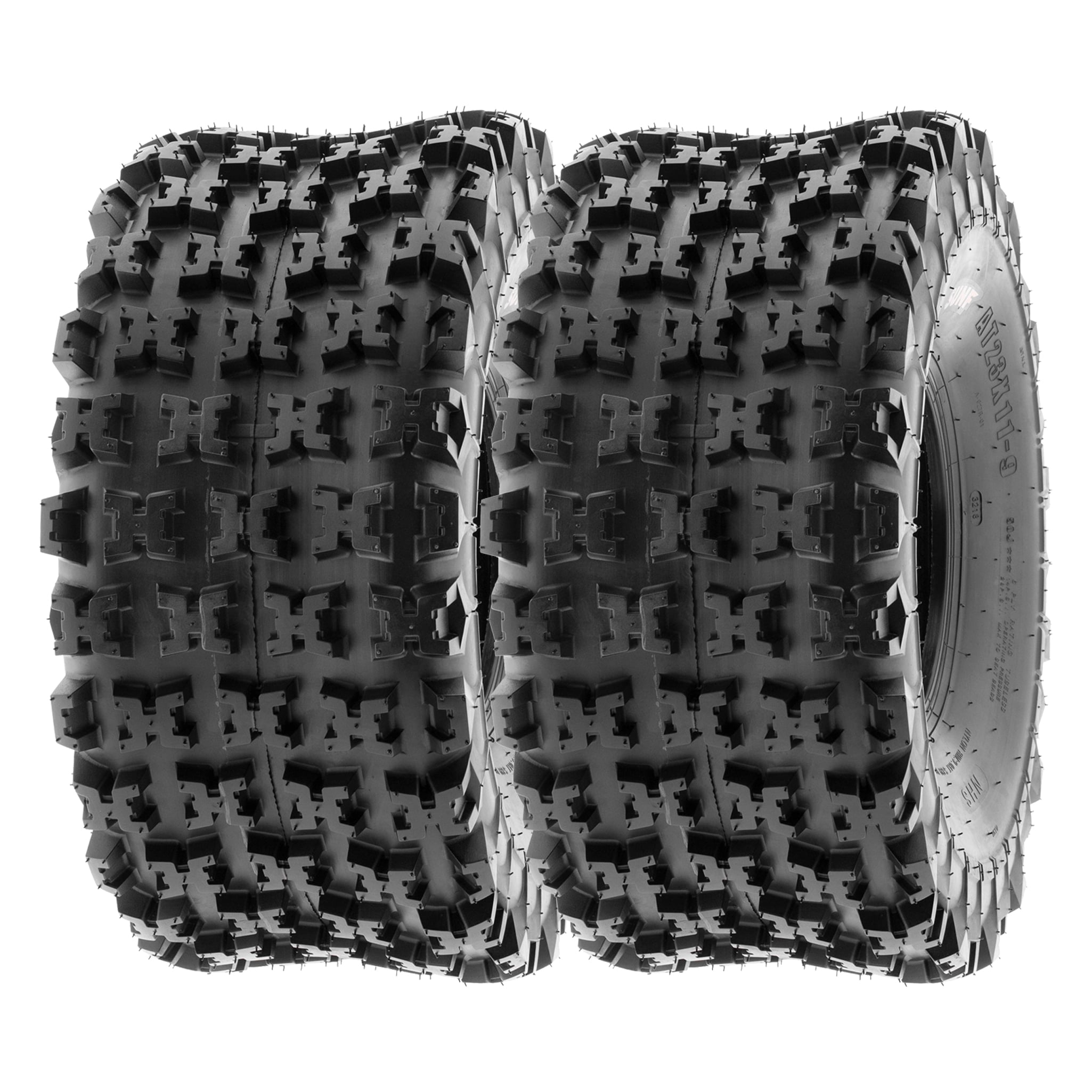 SUNF A027 All-Terrain Sport ATV Quad Tires (Set of 4, 23x7-10 & 18x10.5-8, 6-Ply) u3z99