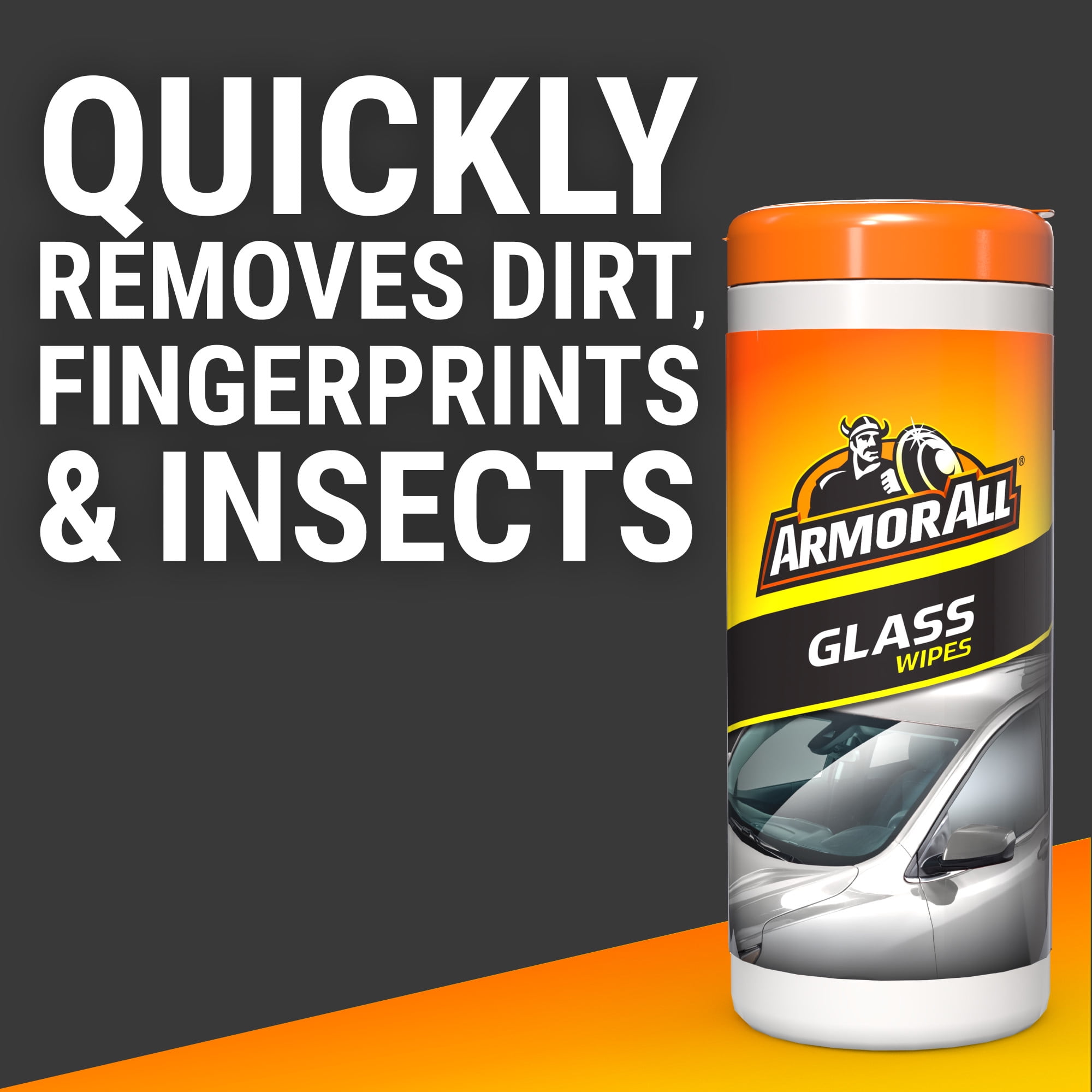 Armor All Automotive Glass Cleaner Wipes, Ammonia-Free Streak-Free Formula (30 Count, 2 Pack) atyyz