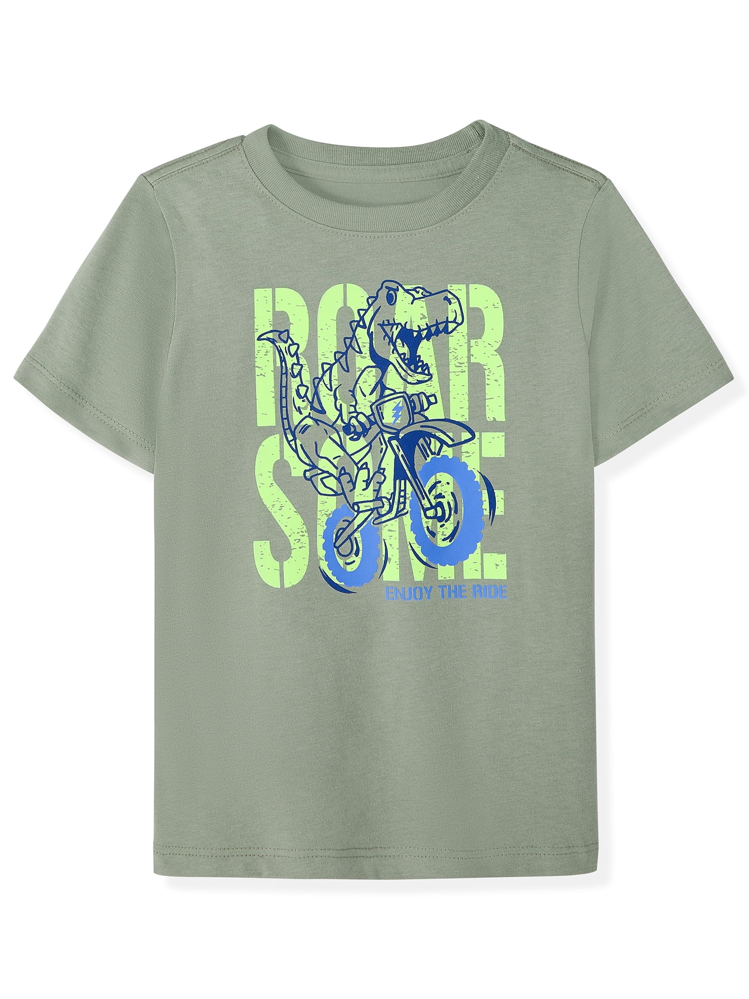 Garanimals Baby & Toddler Boy Graphic Short-Sleeve T-Shirts (Blue, 3-Pack) tu780
