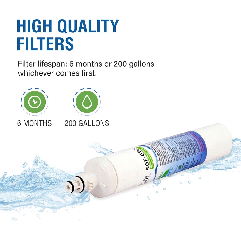 Swift Green Filters SGF-GWF Refrigerator Water Filter Replacement for GWF and RPWF (1 Pack) qh6b9