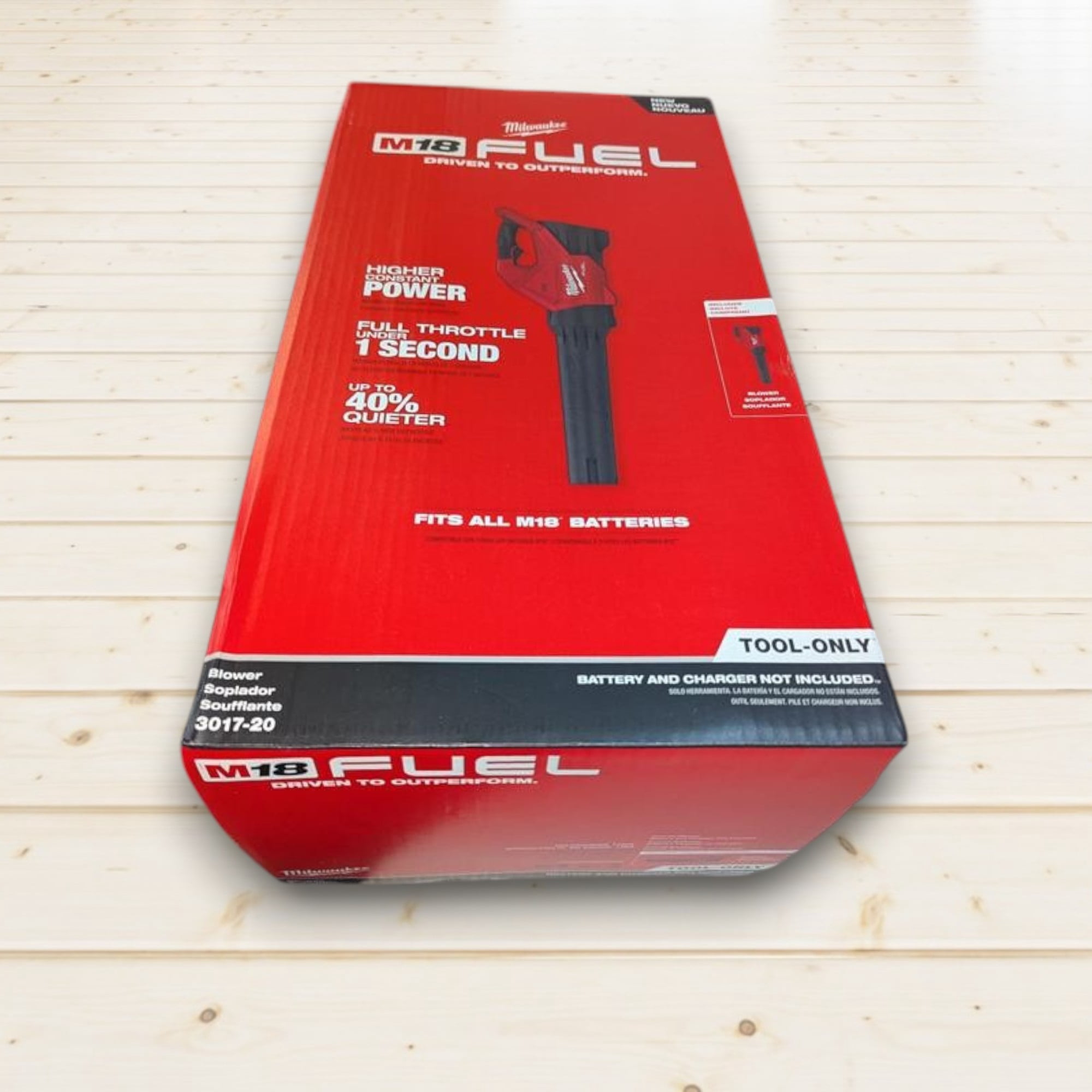 Milwaukee M18 FUEL Cordless Leaf Blower, Brushless Motor, Quiet Operation, High-Performance Airflow (Bare Tool) 41xzp