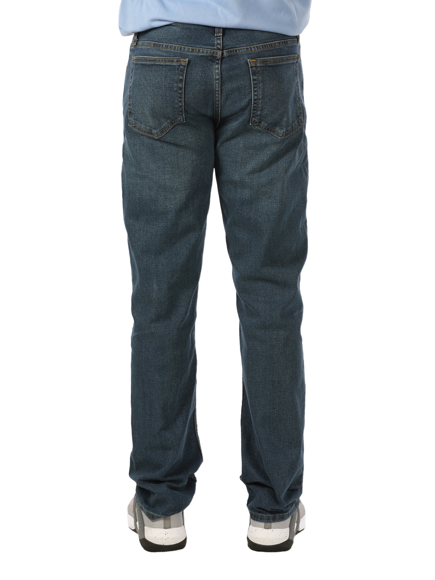 George Men's Athletic Fit Jeans Stretch Denim Pants (Blue, 28-54) mvxt7
