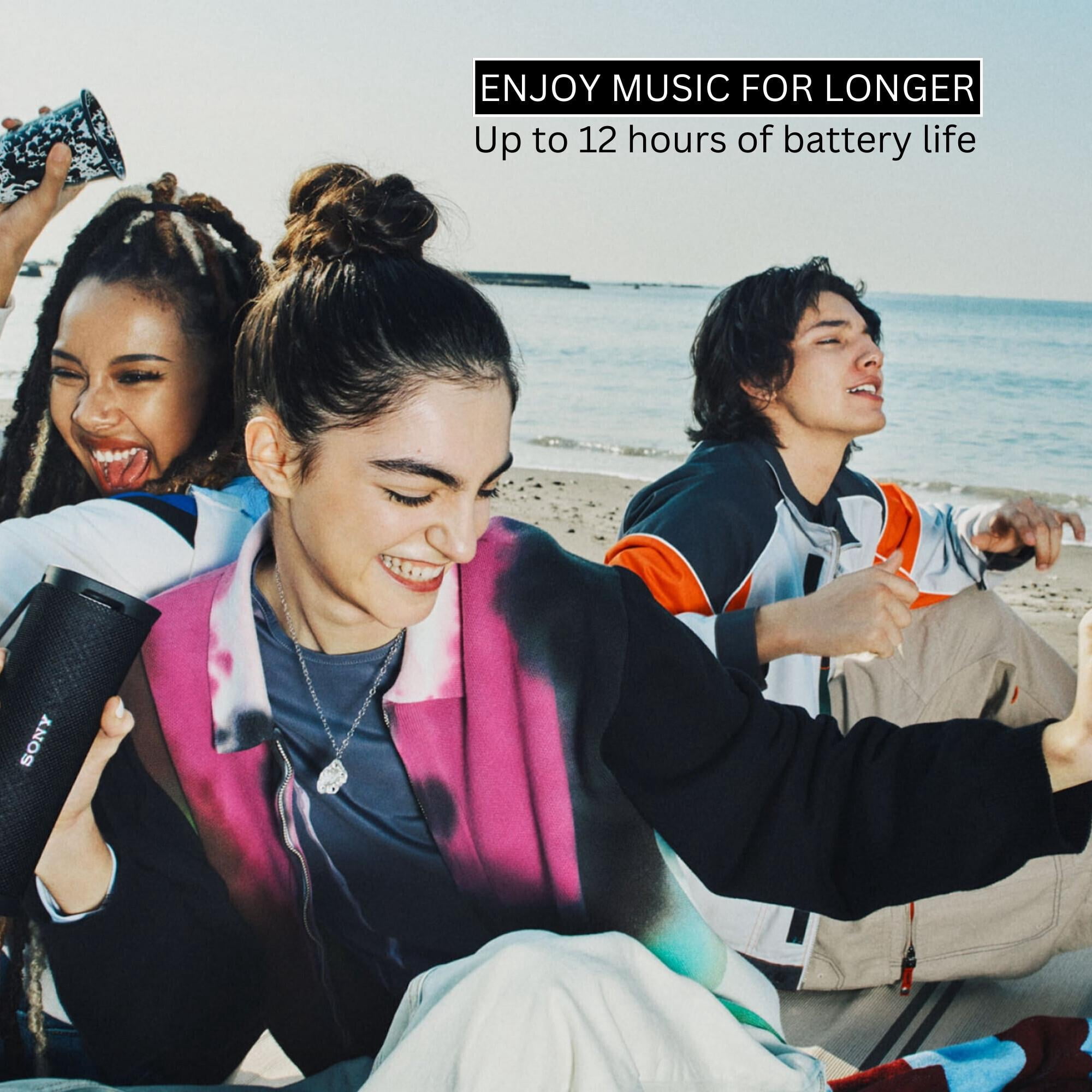 Sony ULT FIELD 1 Portable Bluetooth Wireless Speaker with Echo Canceling Technology (Black, 2-Pack) c1kjf