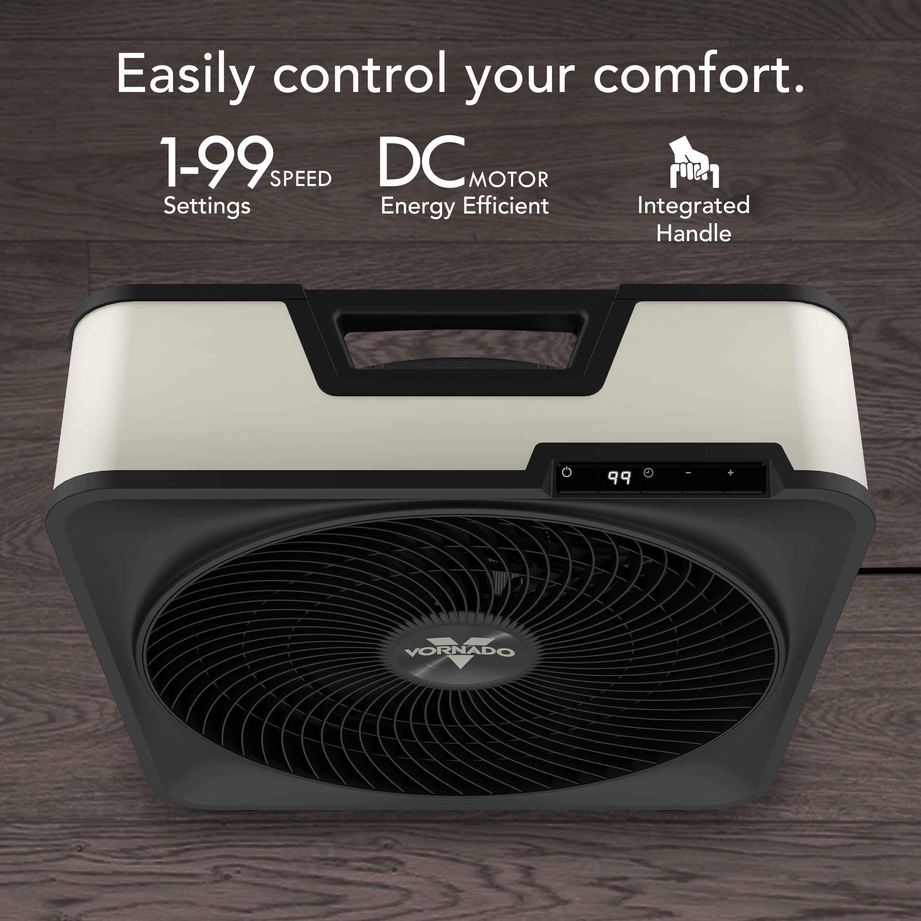 Vornado Model 80X High Velocity Electric Household Fan (Cool Gray, 1 Unit) v70ki