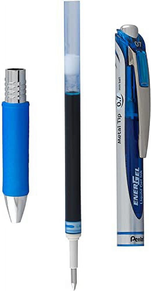 Pentel EnerGel Deluxe RTX Retractable Liquid Gel Pen, Smooth Writing, Quick-Drying Ink (Blue, 6 Pack) feid9