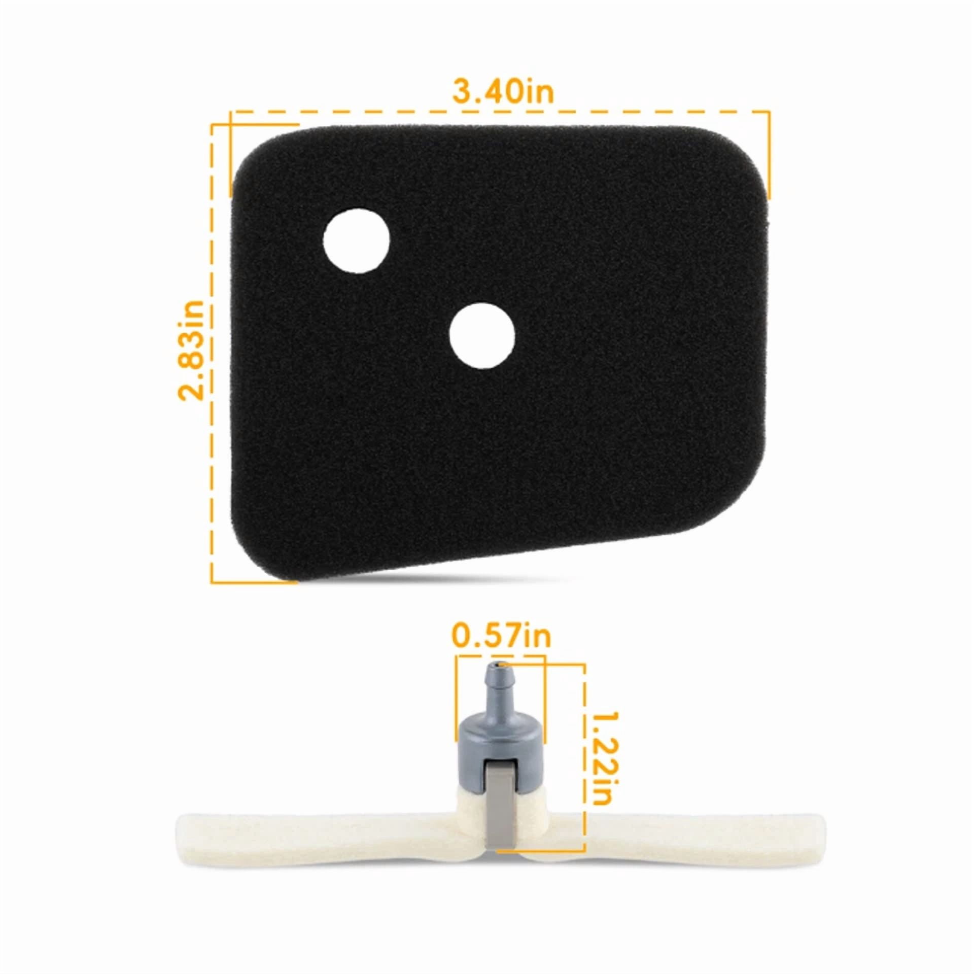 KLYNE Fuel Filter Tank Set for 122Lk Trimmers (Replacement Equipment, 1 Pack) yvg30