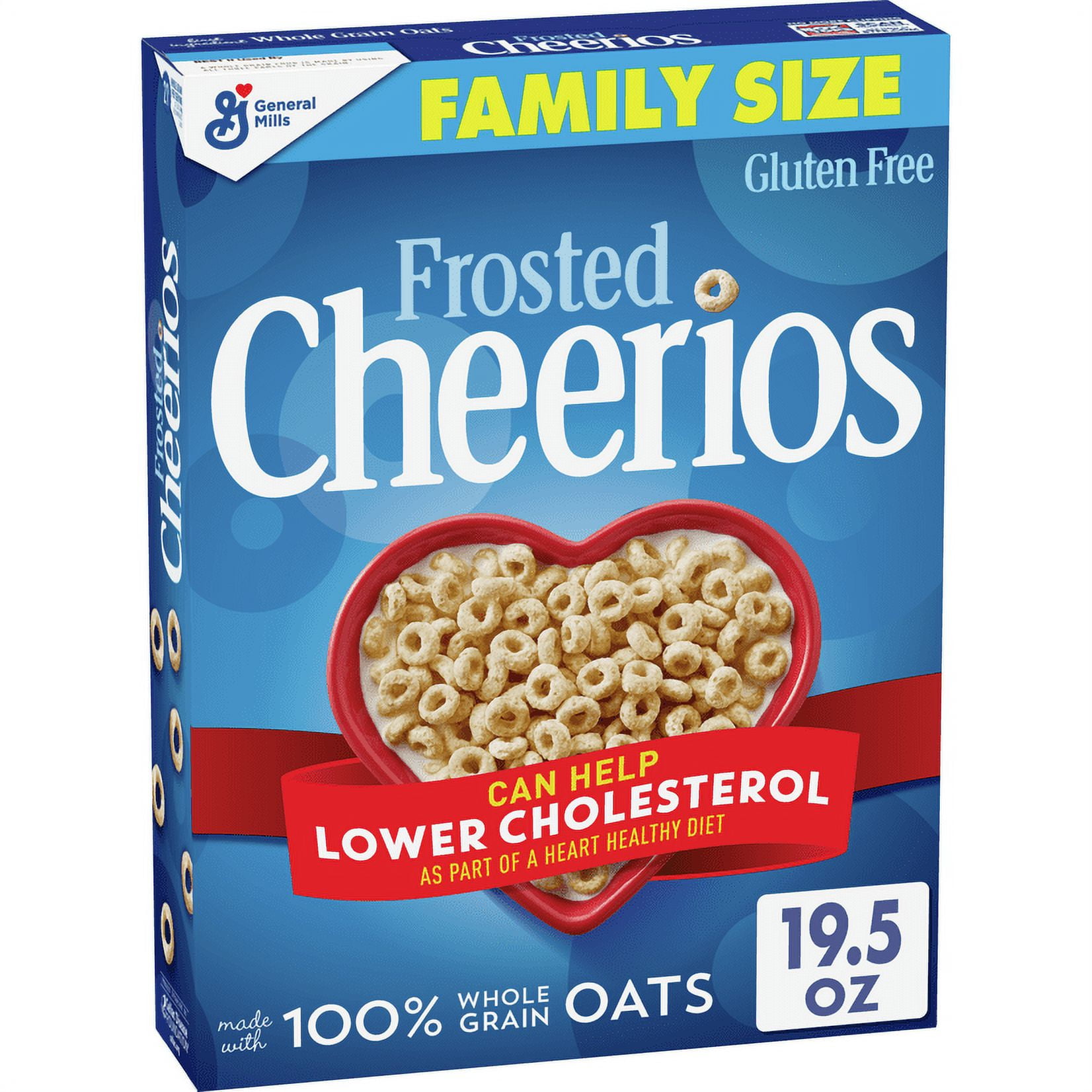 Cheerios Frosted Breakfast Cereal with Whole Grain Oats (Gluten Free, 19.5 oz) oclmo