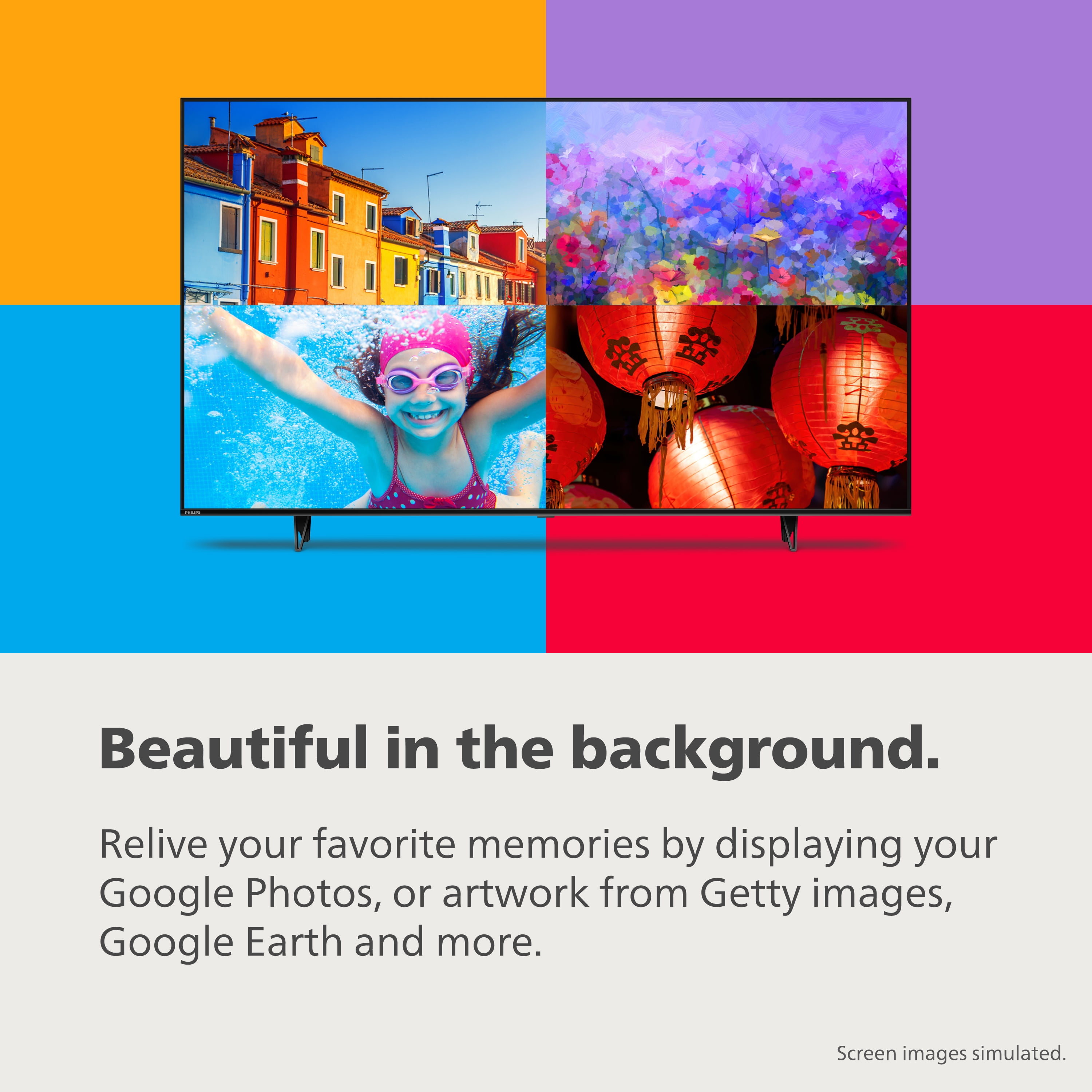 Philips 43-inch 4K Ultra HD Smart LED TV with Google TV (43PUL7652/F7) drm5s