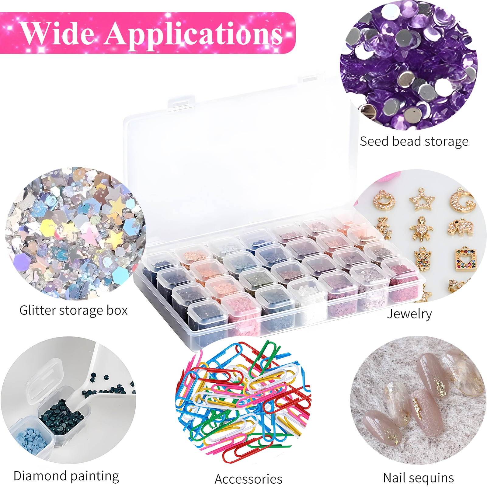 Yalumo 80-Piece Diamond Painting Tool Set with Storage Case (80 Pieces) hid1p - Image 5