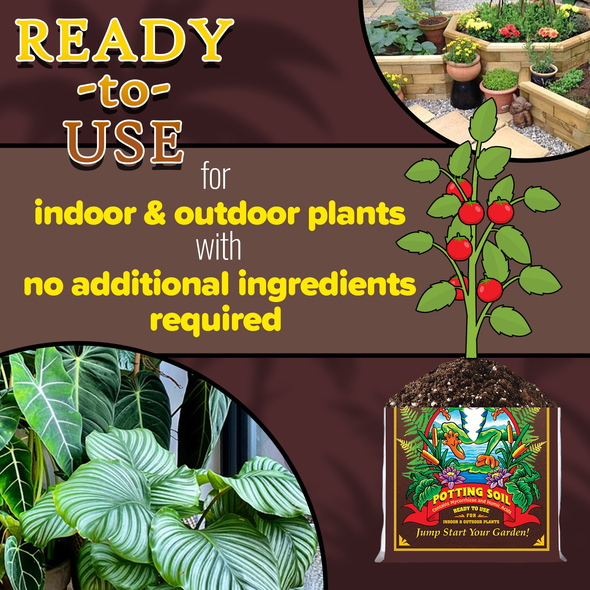 FoxFarm Happy Frog Potting Soil Mix Nutrient Rich pH Adjusted (2 Pack, 24 Quarts) tqi3e