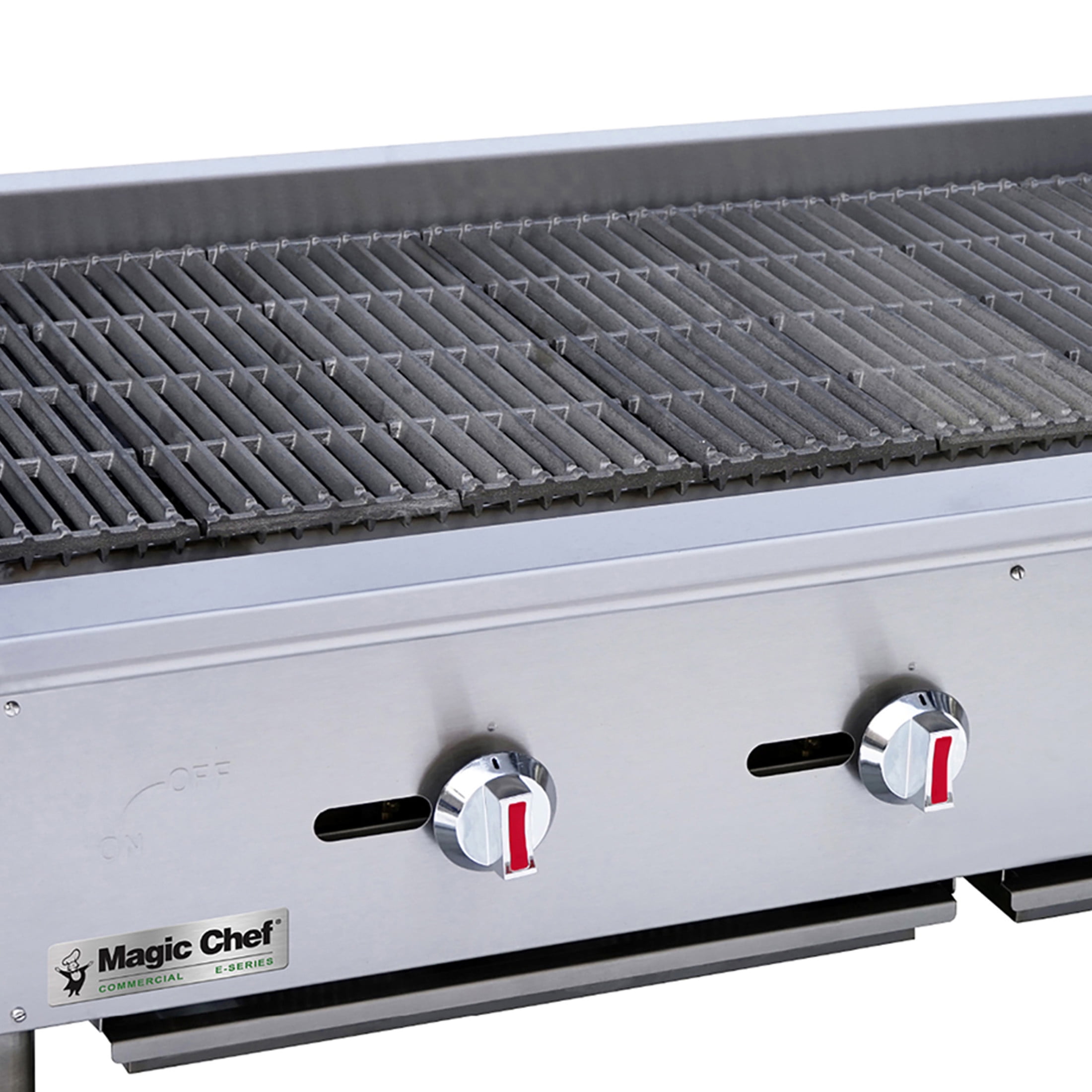 Magic Chef Commercial Countertop Radiant Charbroiler, Heavy-Duty Stainless Steel Gas Grill (48 in. Width) jxskp