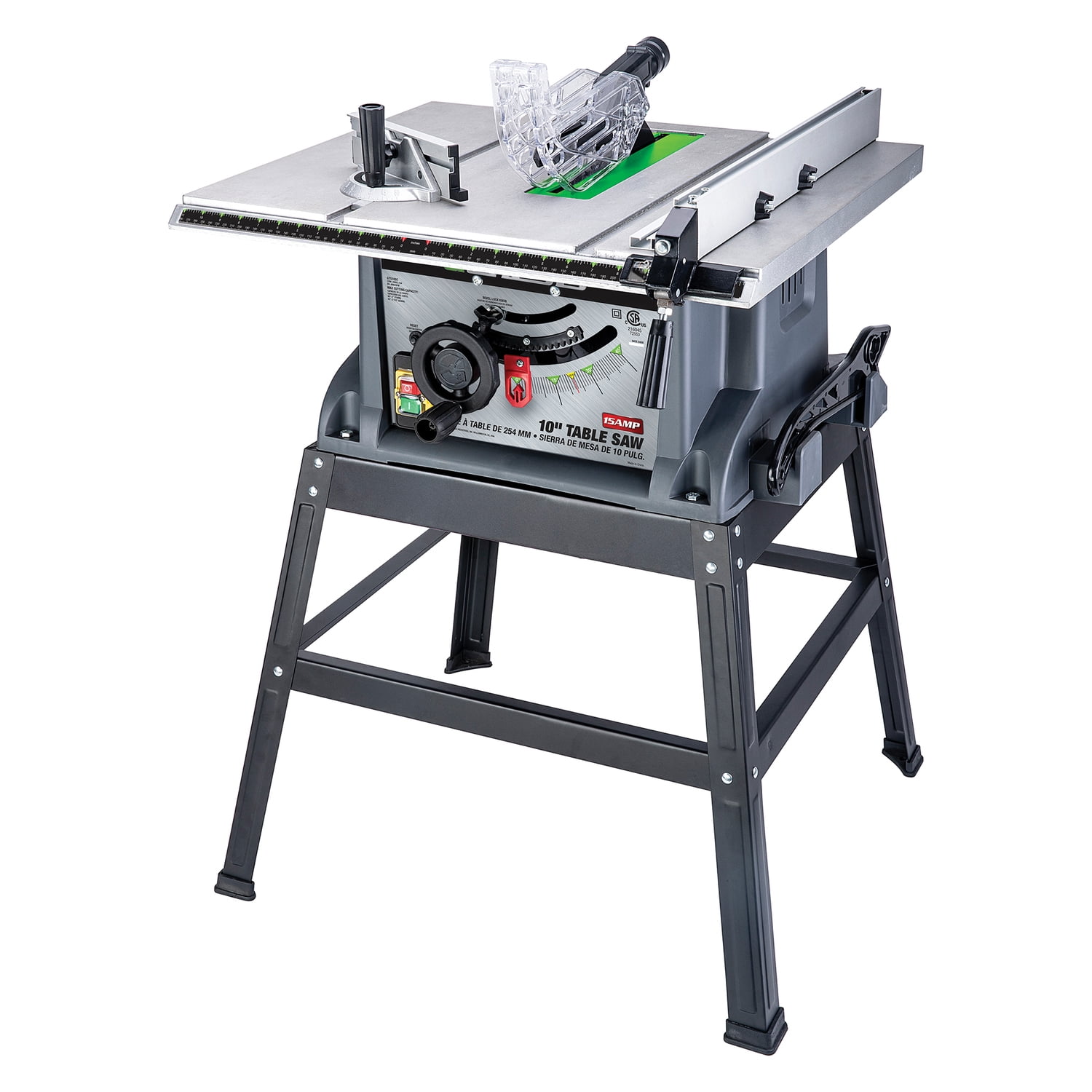 Genesis 15-Amp 10 In. Table Saw with Heavy-Duty Stand (10 in. Blade) z763y