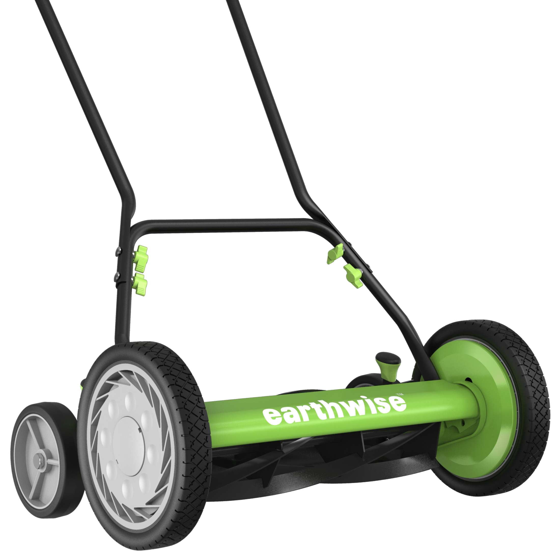 EarthWise 16 in 5-Blade Push Reel Mower (Grey, 16 in) stsvq