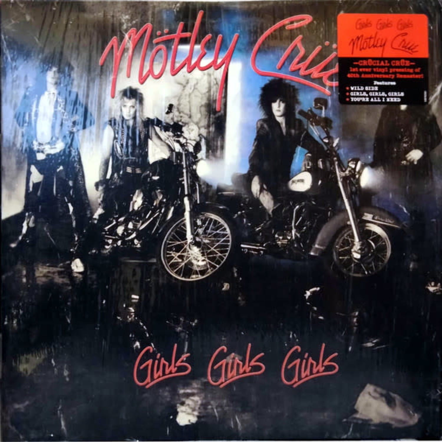 BMG Rights Management Motley Crue Girls, Girls, Girls Vinyl Record (12 in) ppv9d