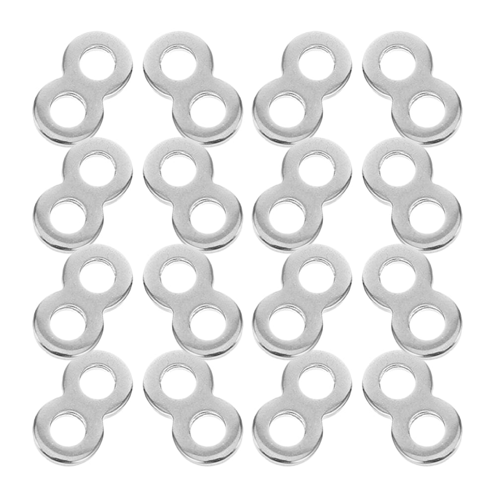 Luxshiny Stainless Steel Tabletop Fasteners with 8-Figure Buckle for Secure Woodworking (100 Pieces) u4oo4