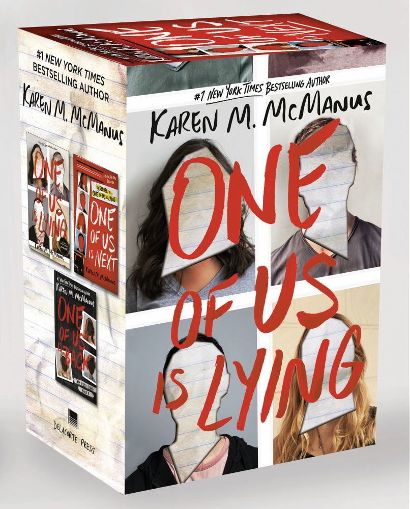 Karen M. McManus One of Us Is Lying Series 3-Book Hardcover Boxed Set (3 Books) 6q8lw