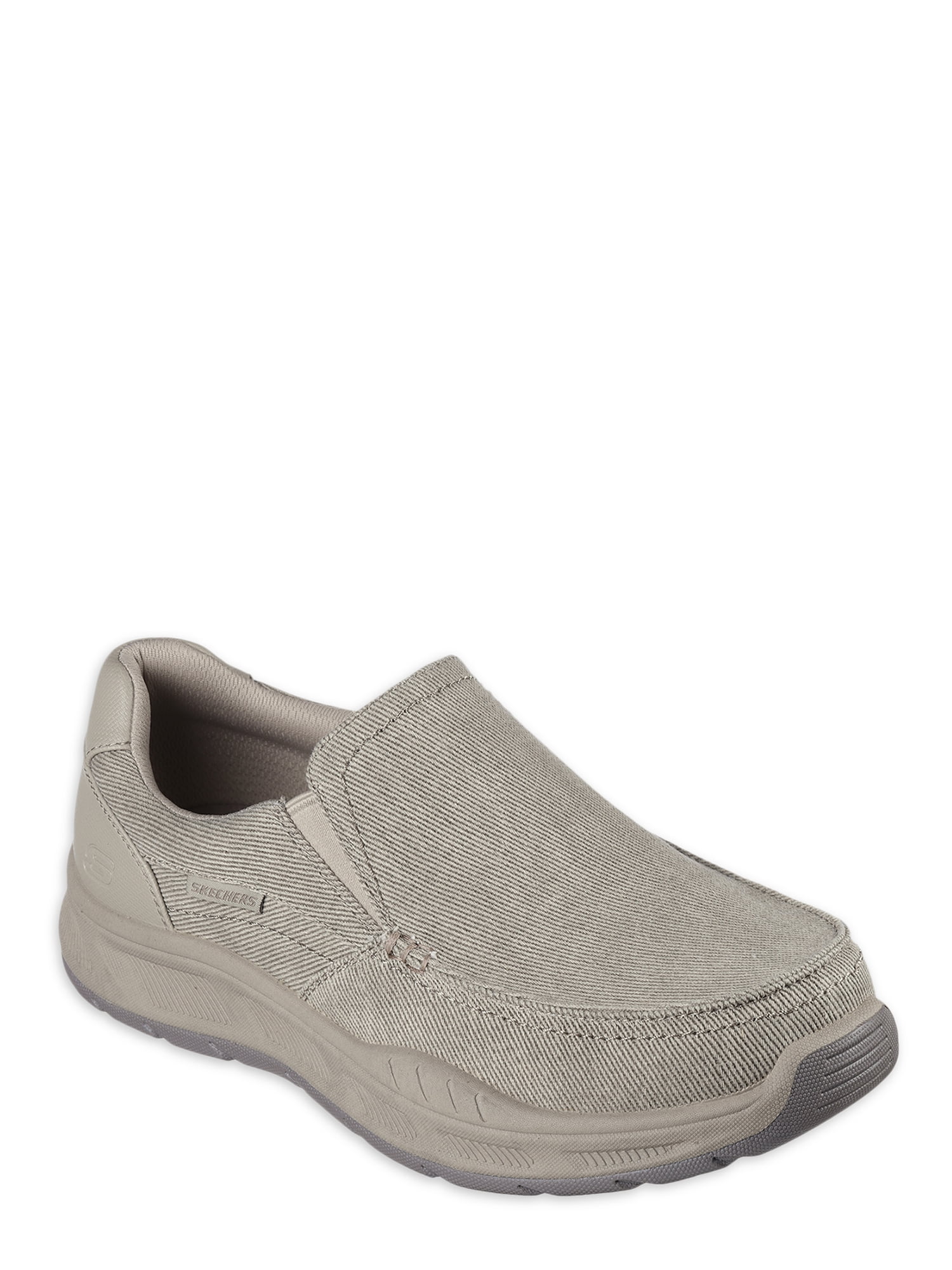 Skechers Men's Cohagen Vierra Relaxed Fit Slip-On Casual Loafer (Grey, 10 US) wl1tk
