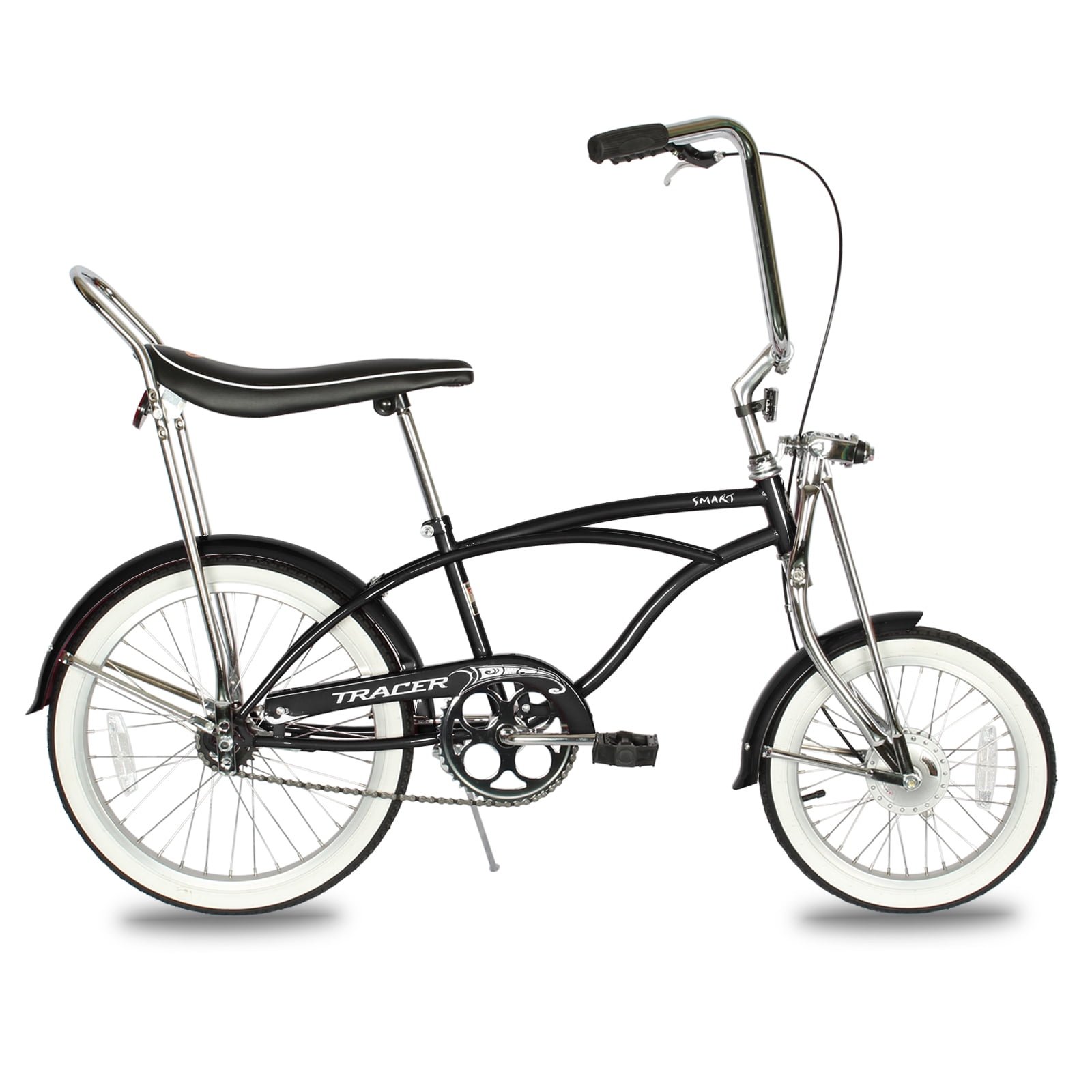 Wonder Wheels 16 Inch Lowrider Single Speed Bicycle with Alloy Rims (Matte Black, 16 in) mh78j