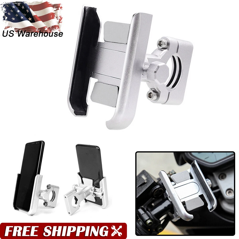 KLYNE Aluminum Motorcycle and Bicycle Handlebar Phone Mount for GPS (Universal Fit) qmg5m