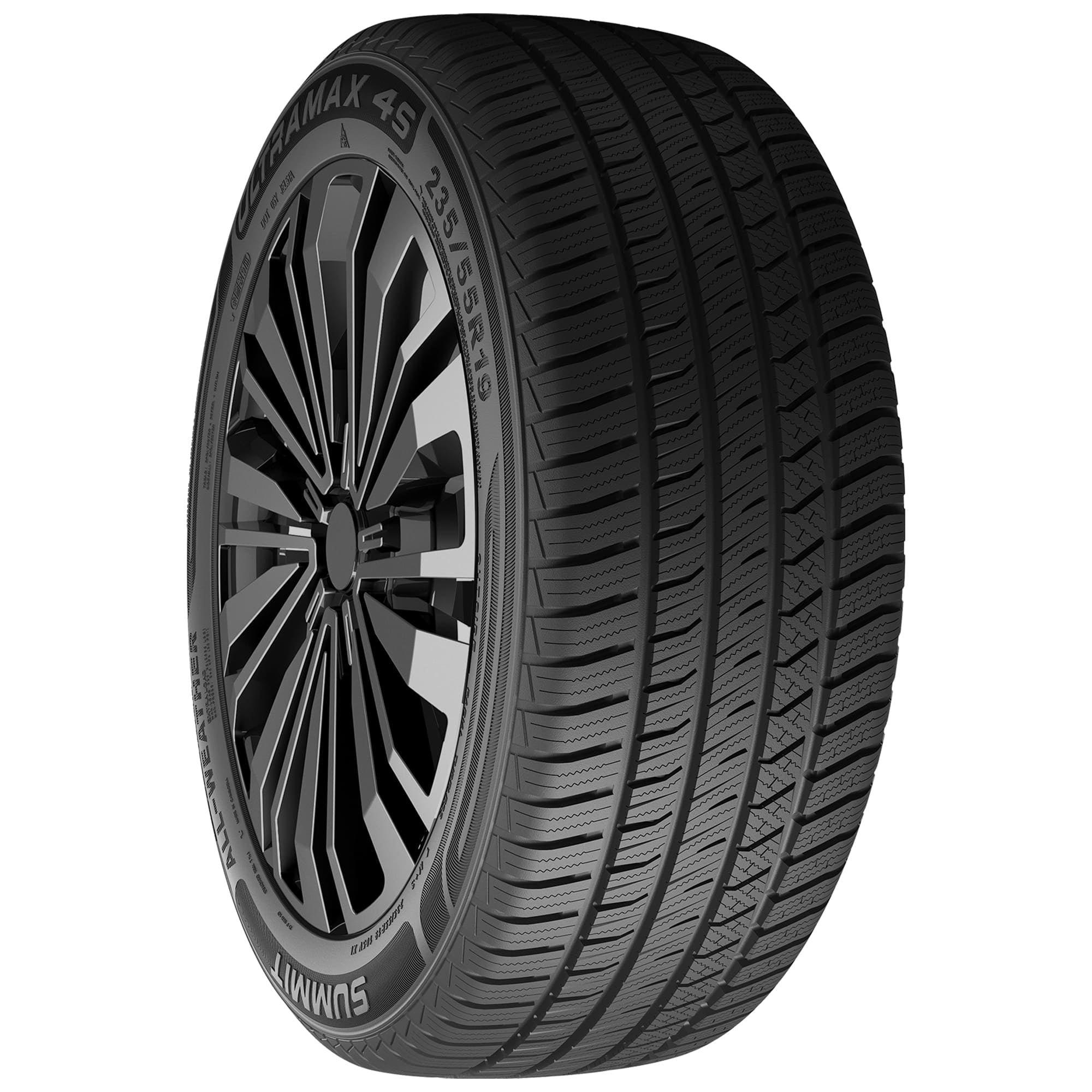 Summit Ultramax 4S All Weather Passenger Tire (225/55R18, 102V XL) ezg4j