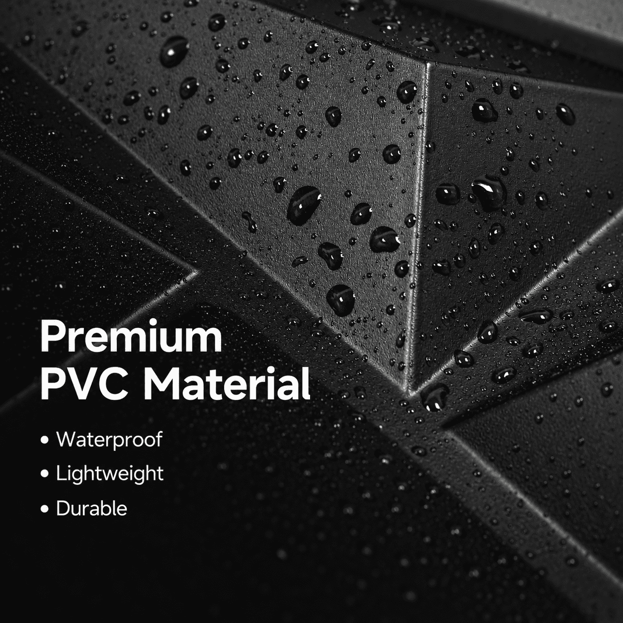 Yeslife 3D Diamond Pattern PVC Wall Panels for Interior Home Decor (Black, 33-Pack, 11.8 in x 11.8 in) lqj1k