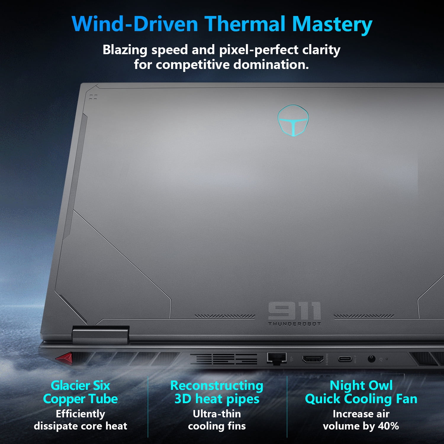 ThundeRobot Radiant 16 Gaming Laptop, Intel Core i7-14650HX, NVIDIA GeForce RTX 5060, 16GB DDR5 RAM, 512GB SSD, 16 in QHD+ 300Hz Display (Grey) i3et1