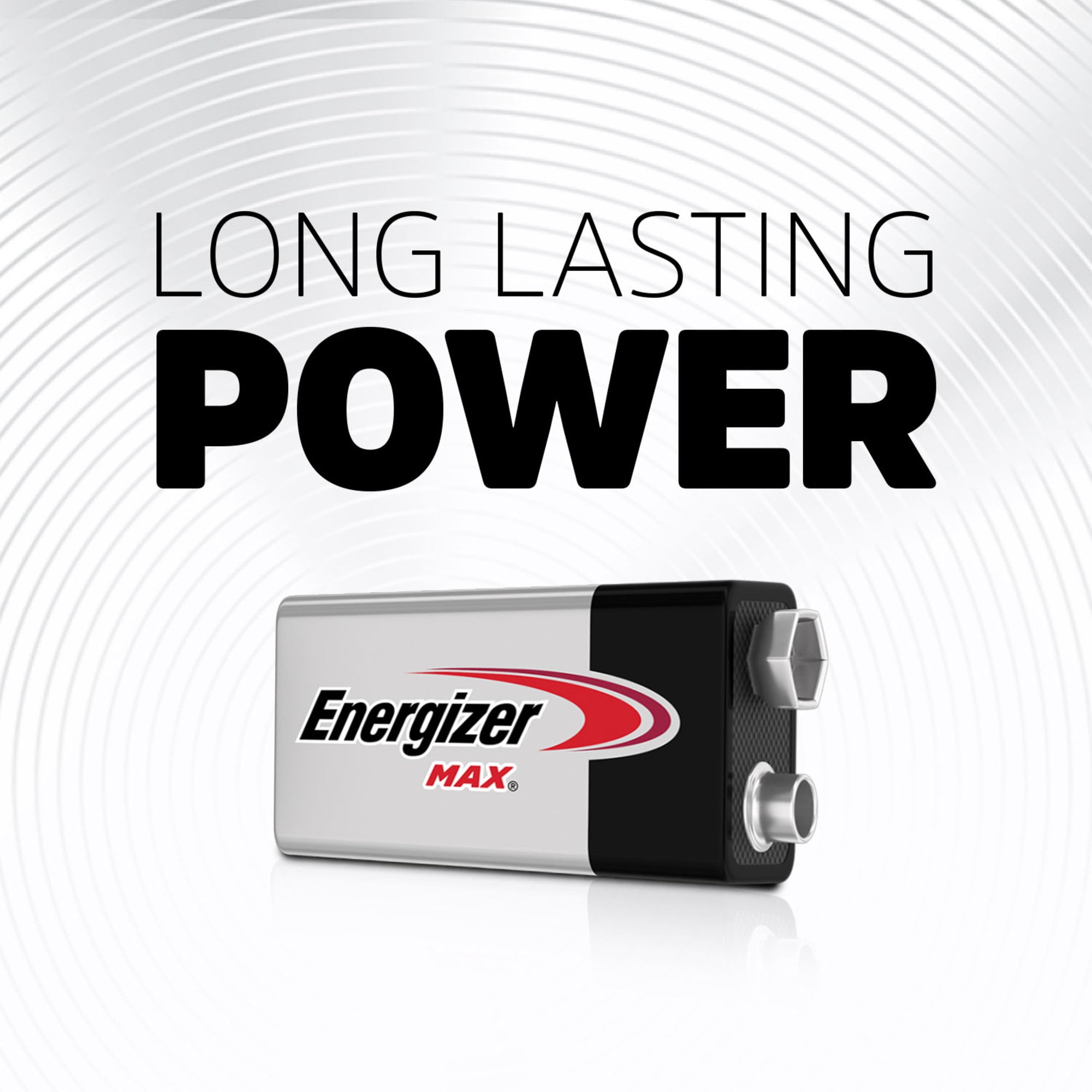 Energizer MAX 9V Alkaline Batteries (Long-Lasting Power, 2 Pack) 71011